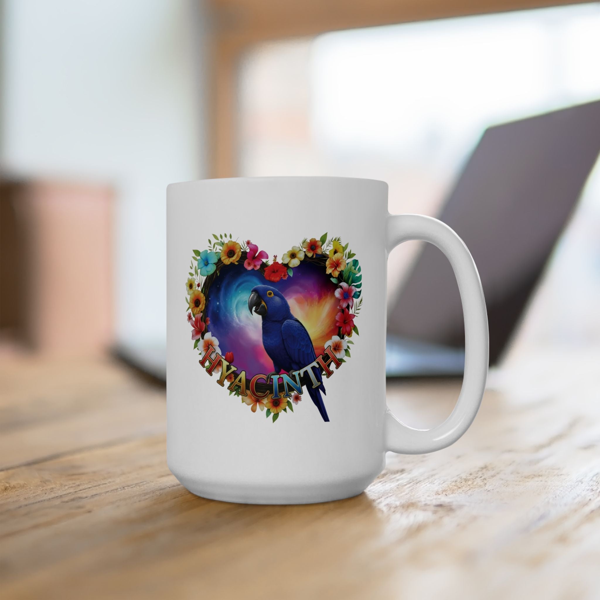 Rainbow Hyacinth Parrot Mug