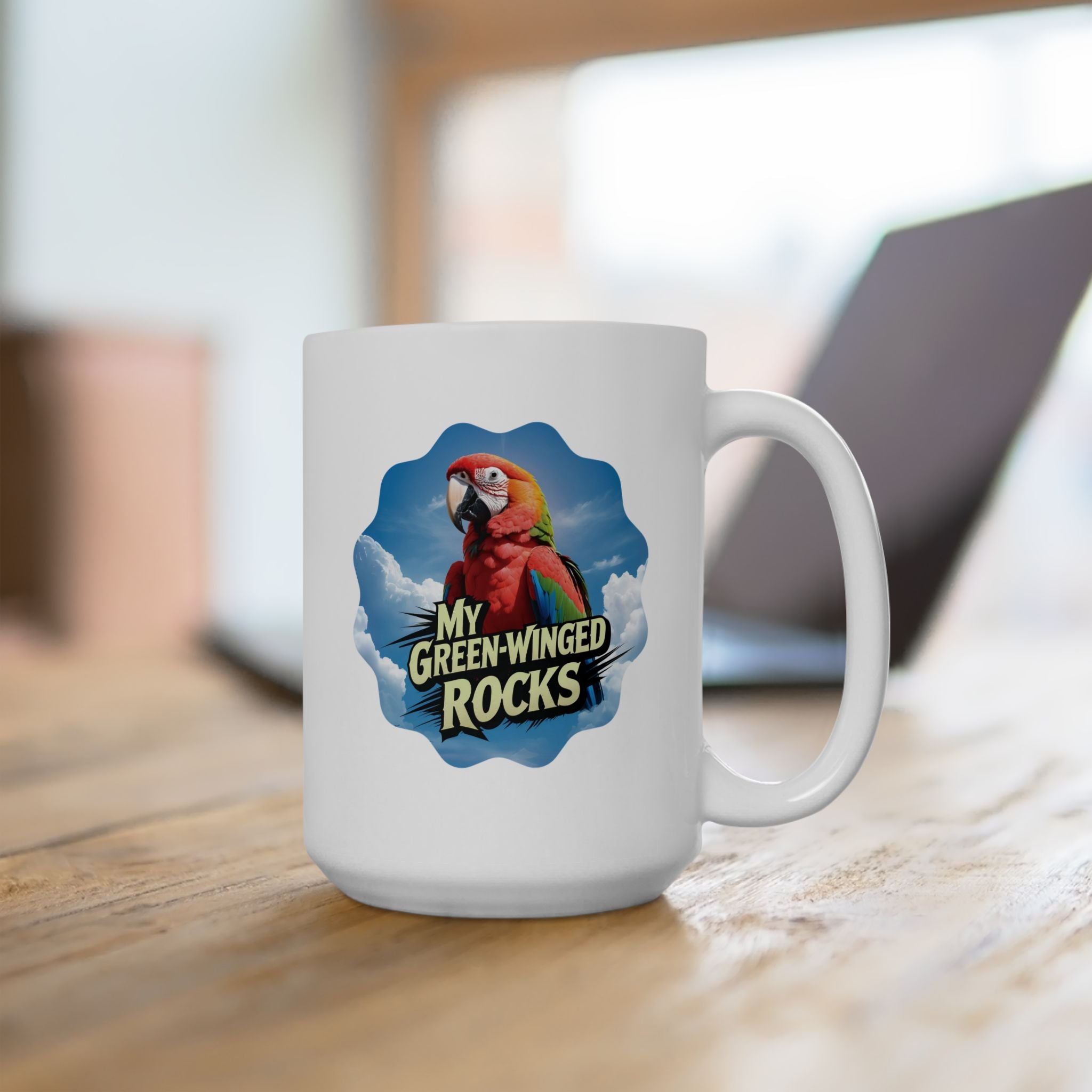 My Green Winged Rocks Mug