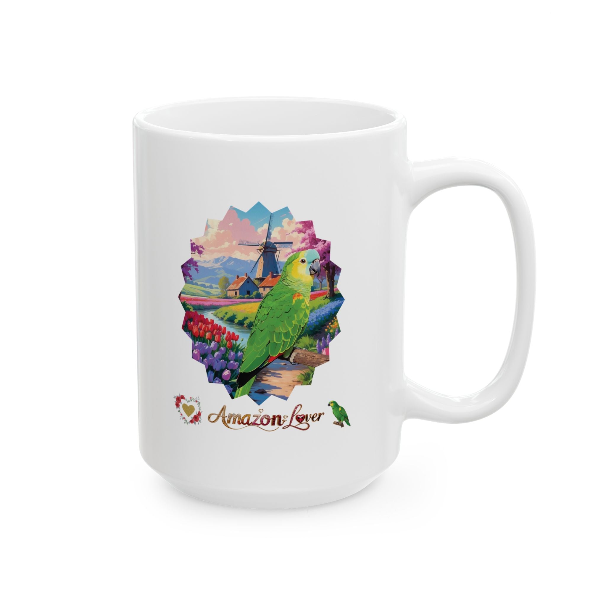 Amazon Lover Floral Scenic Mug