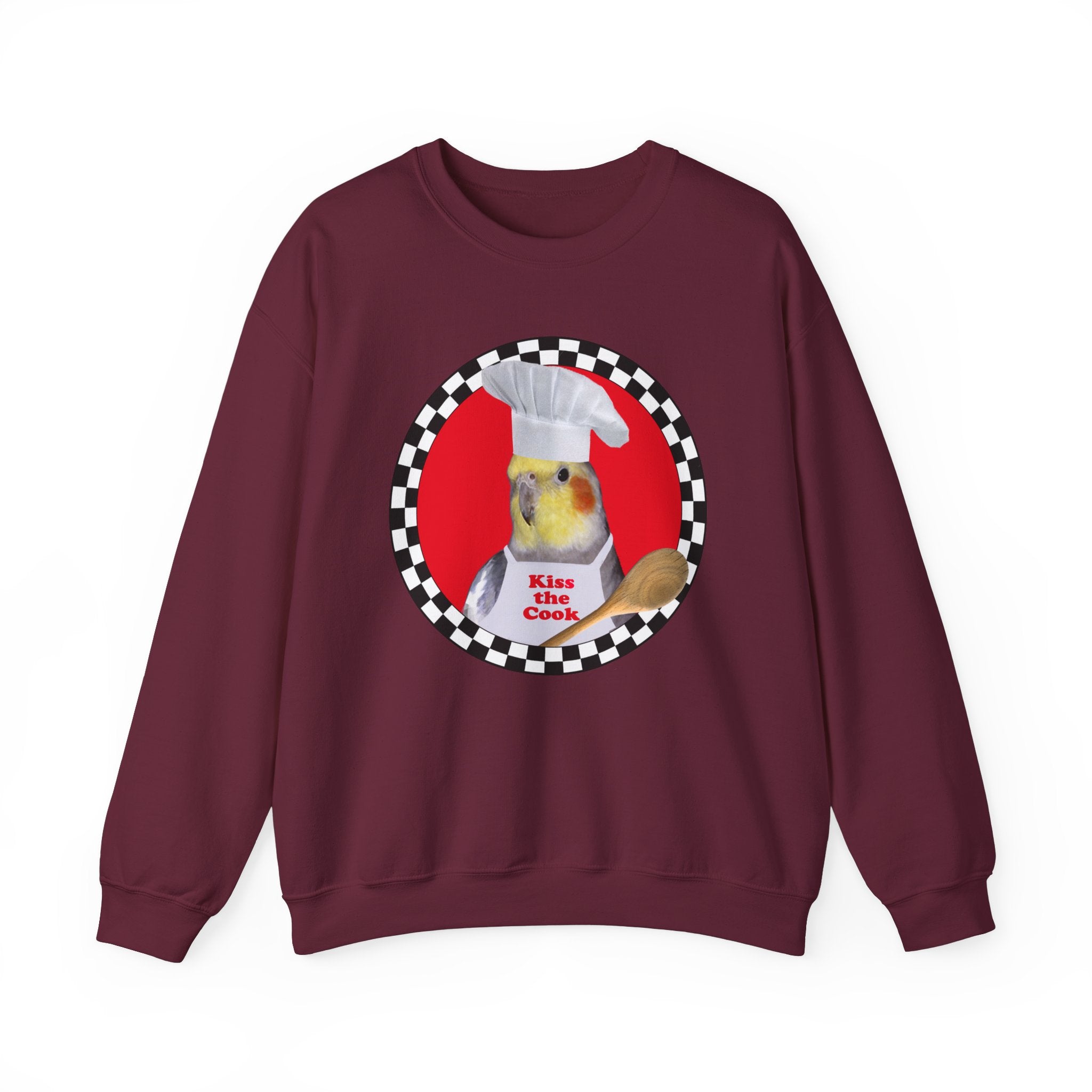Kiss The Cook Spoon Cockatiel Sweatshirt