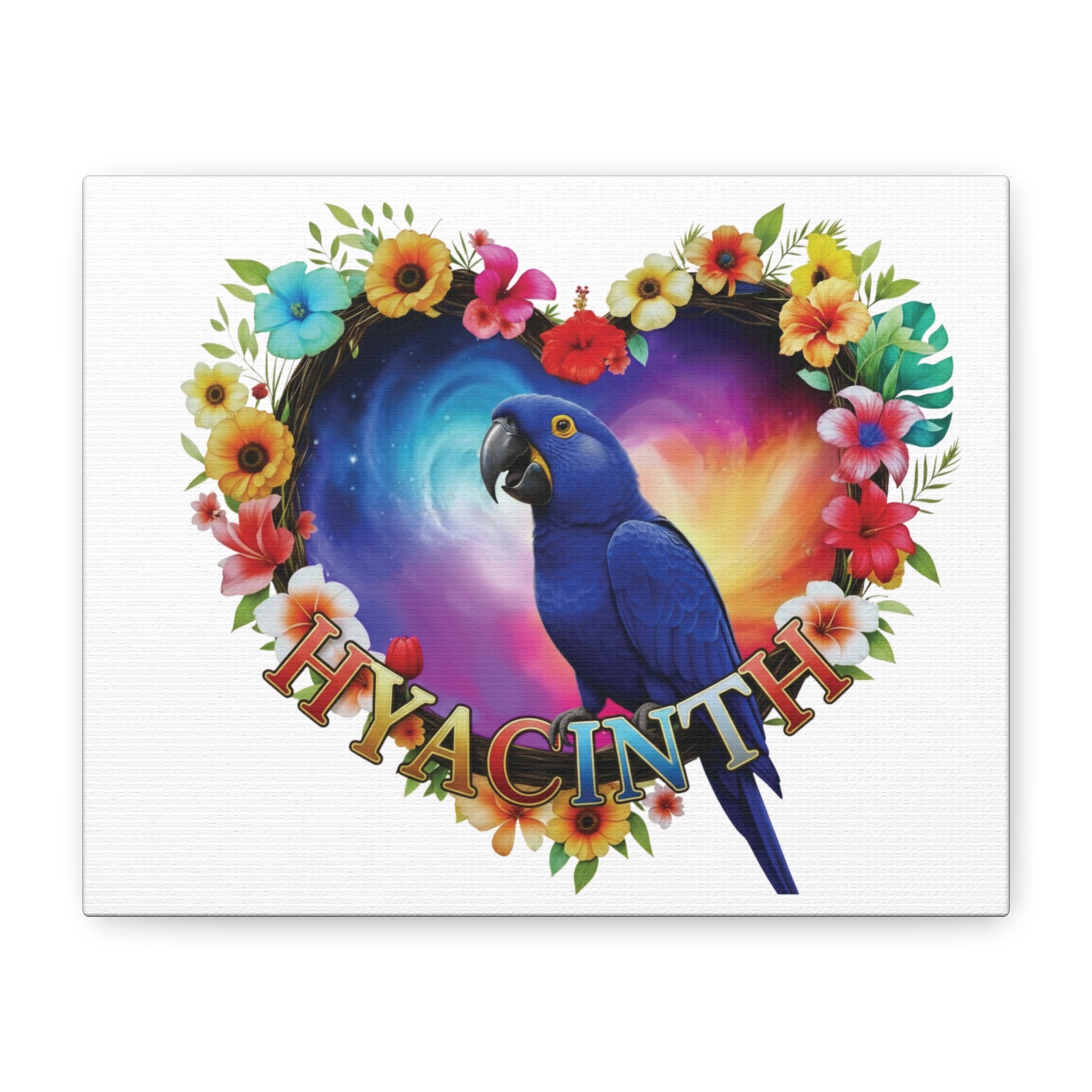 Hyacinth Heart Wall-Hanging