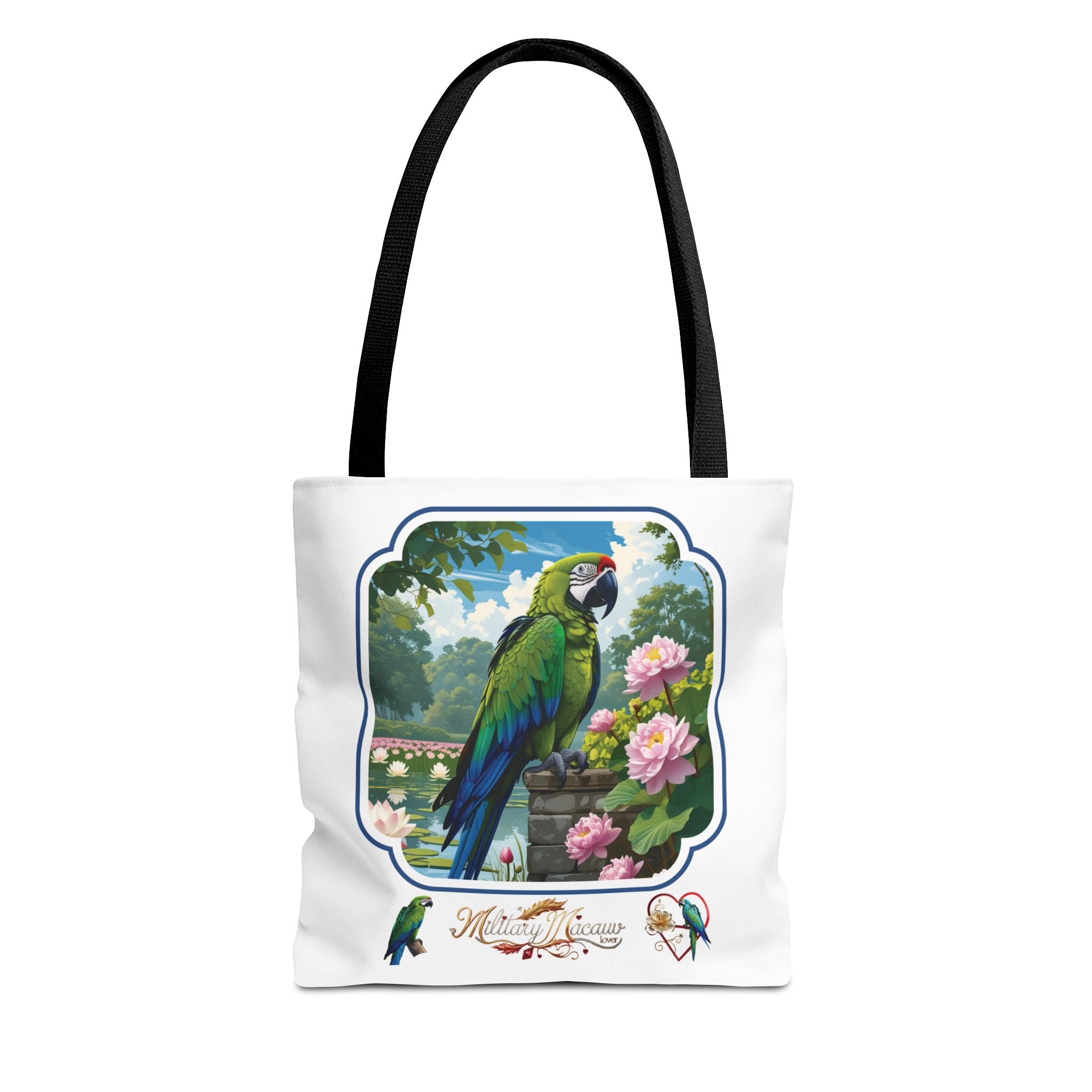 Military Macaw Love Tote Bag