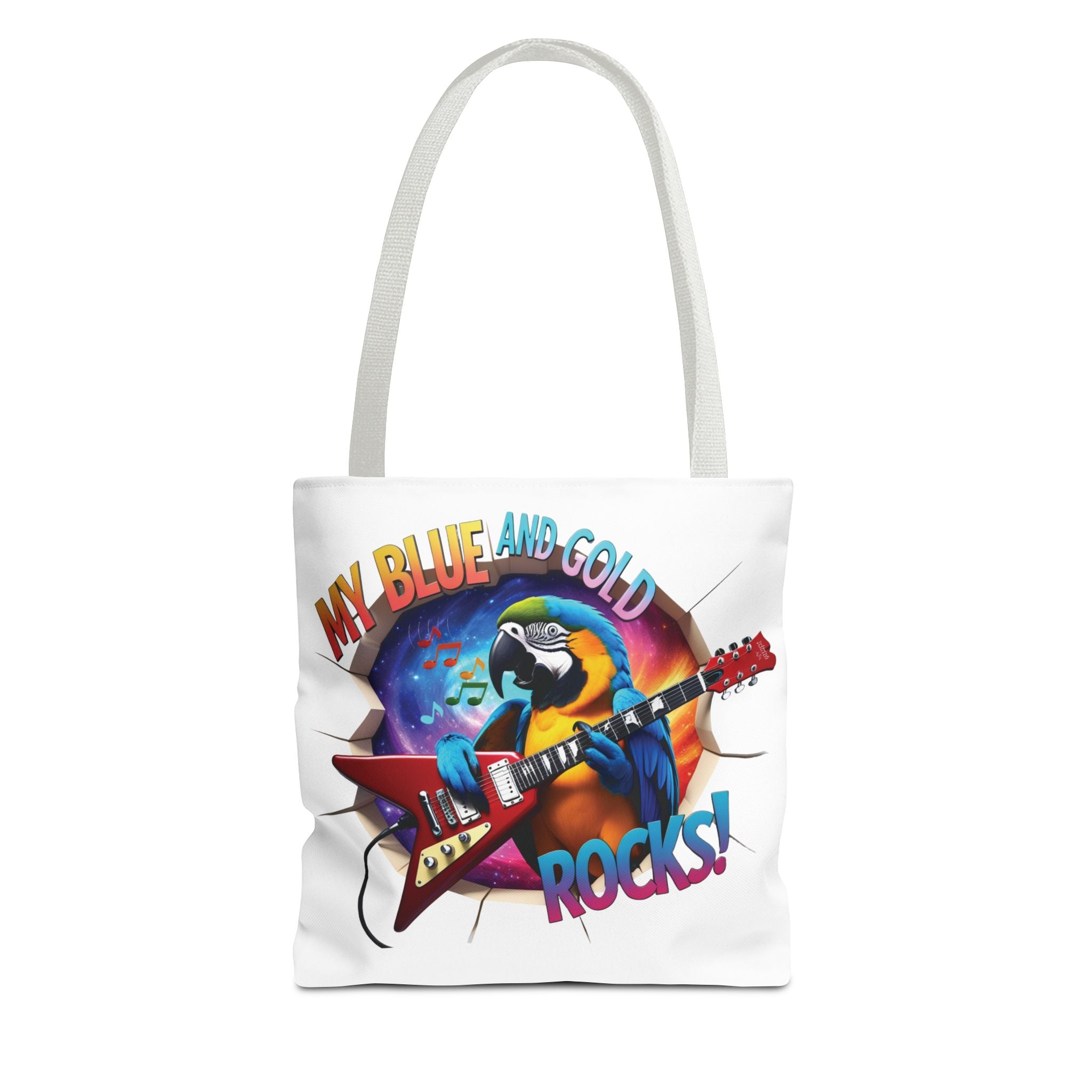 Blue And Gold Rocks Tote Bag
