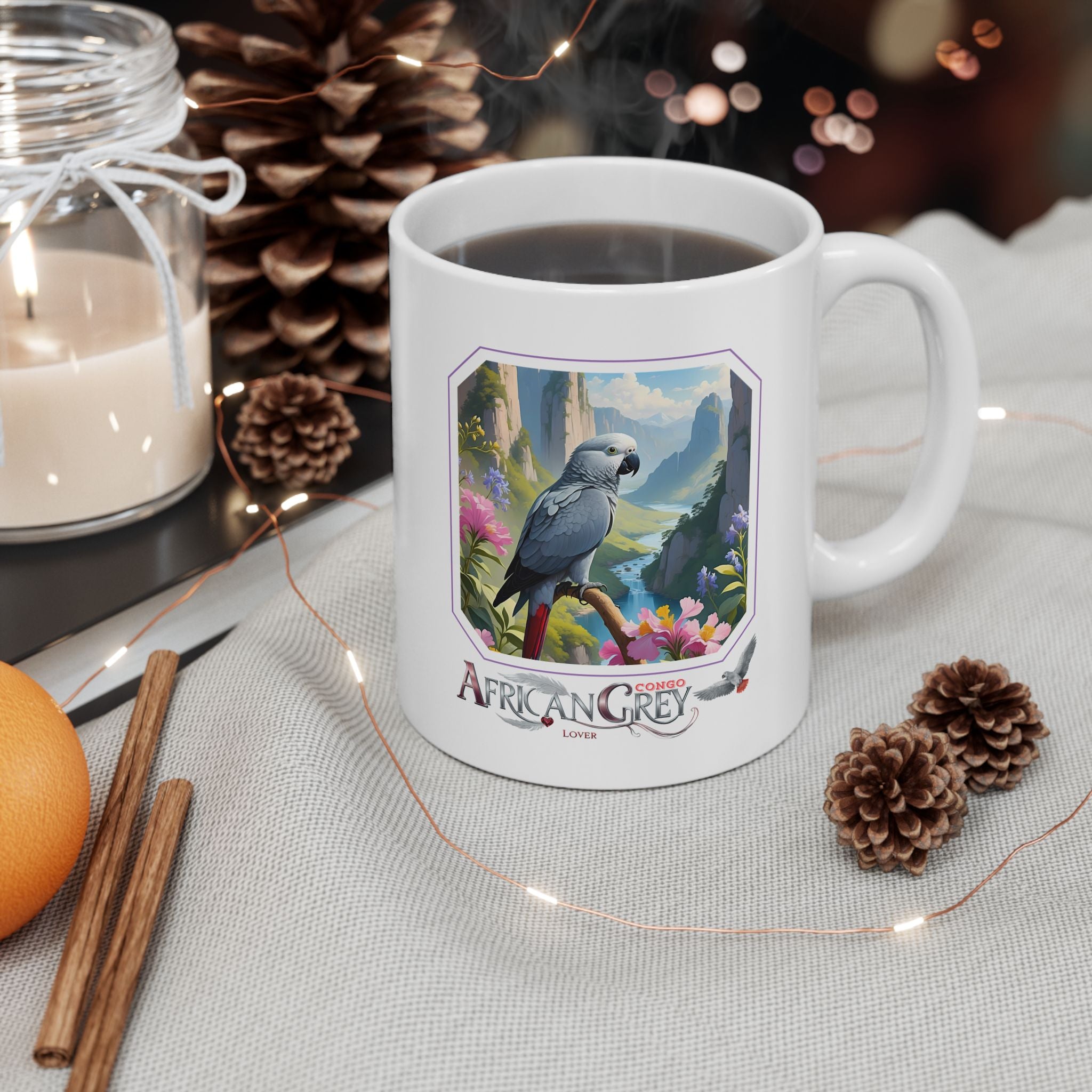 African Grey Congo Mug