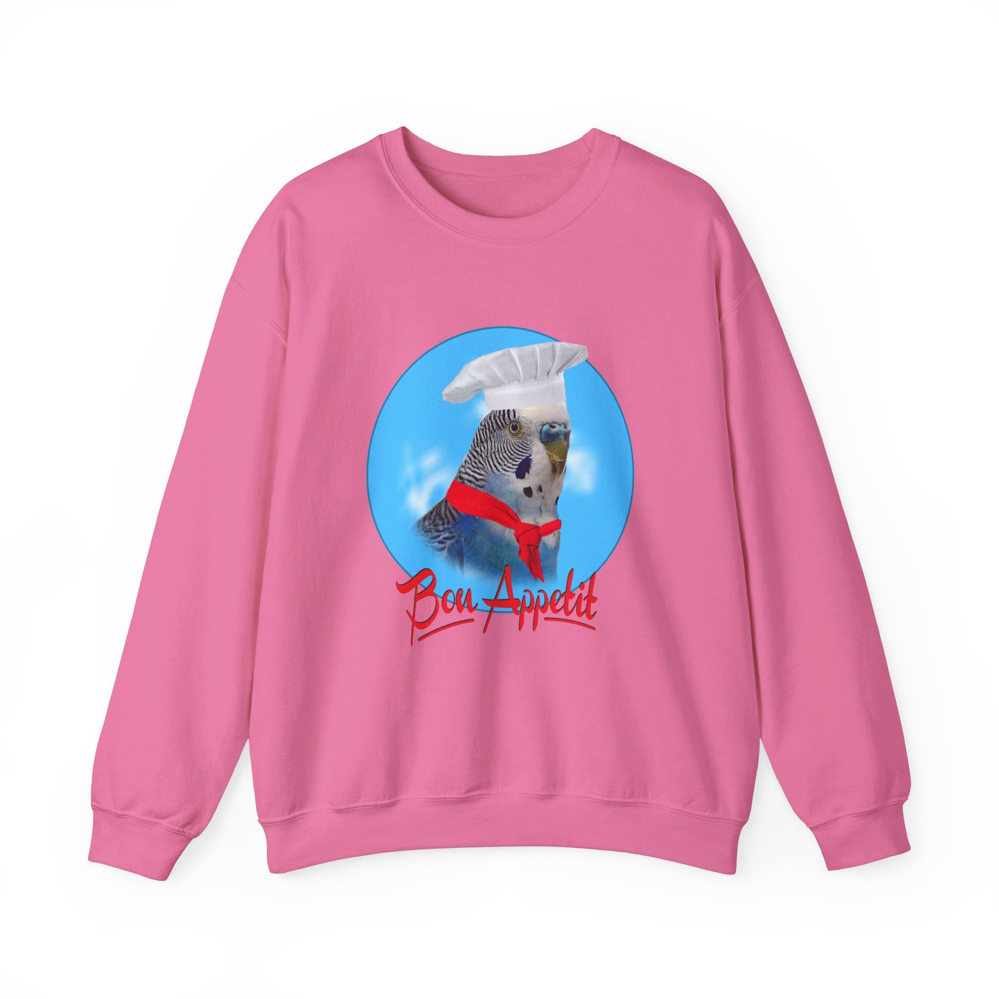 Bon Appetit Blue Budgie Sweatshirt