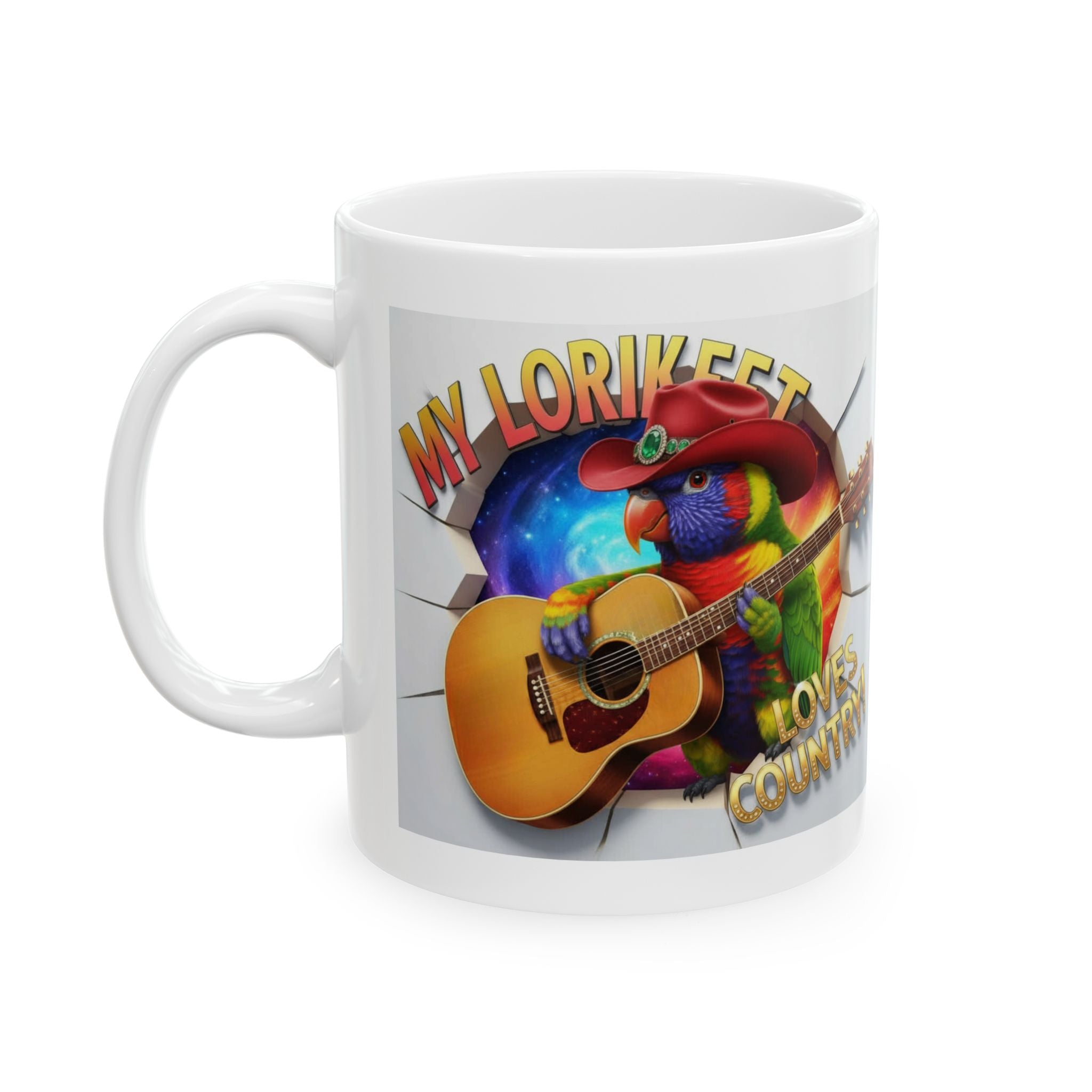 My Lorikeet Loves Country Mug