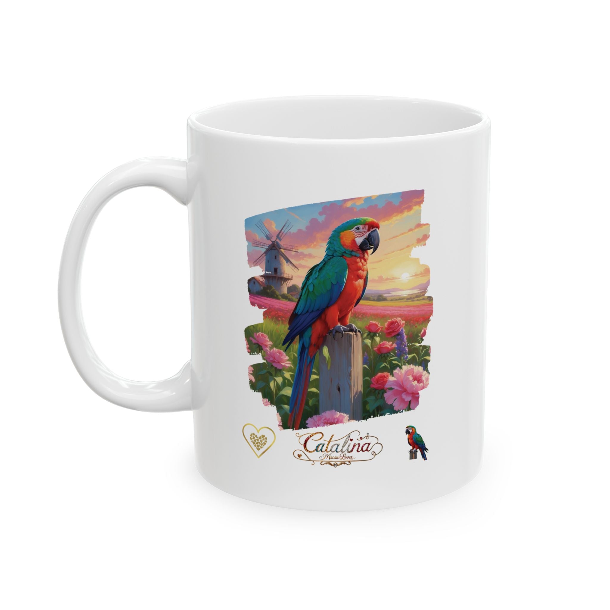 Catalina Macaw Lover Sunset Mug