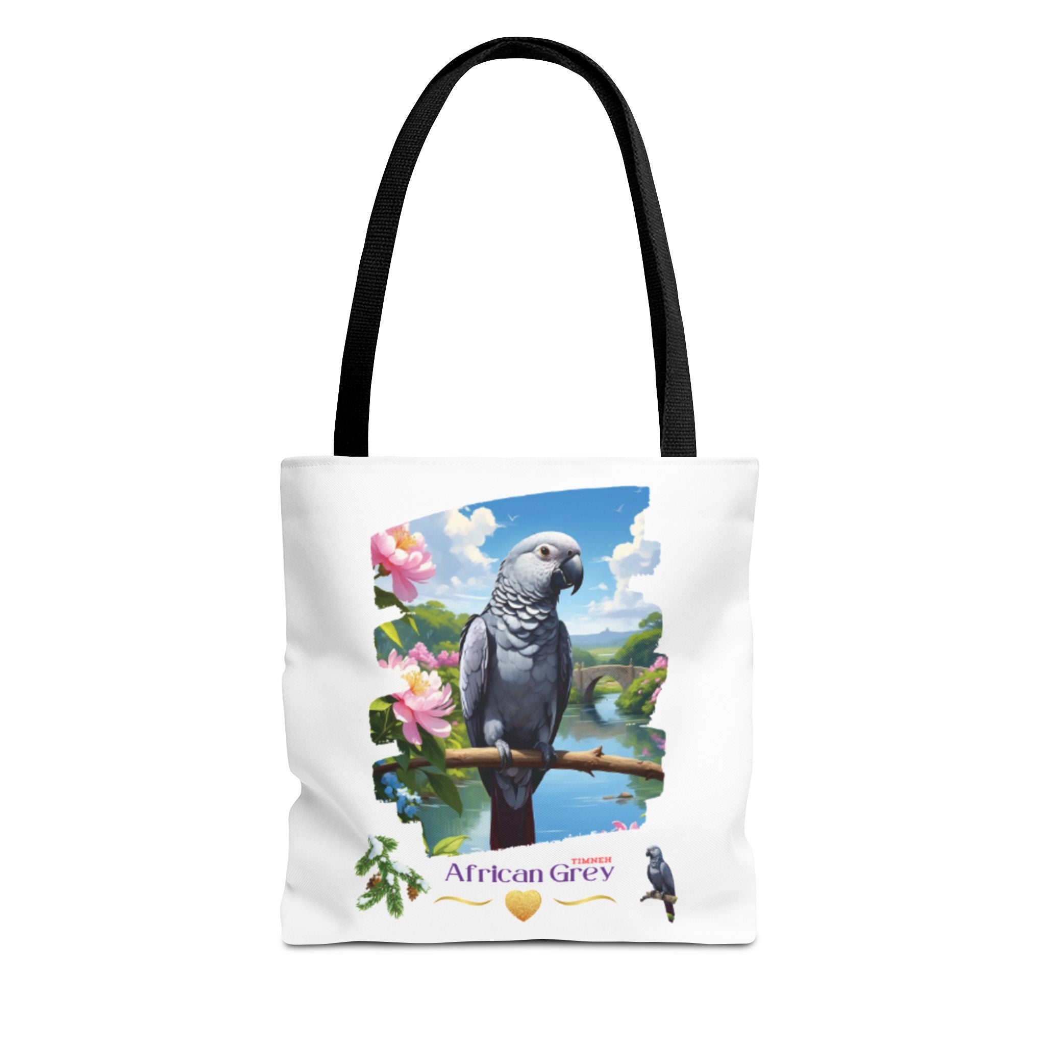Nature African Grey Timneh Tote Bag