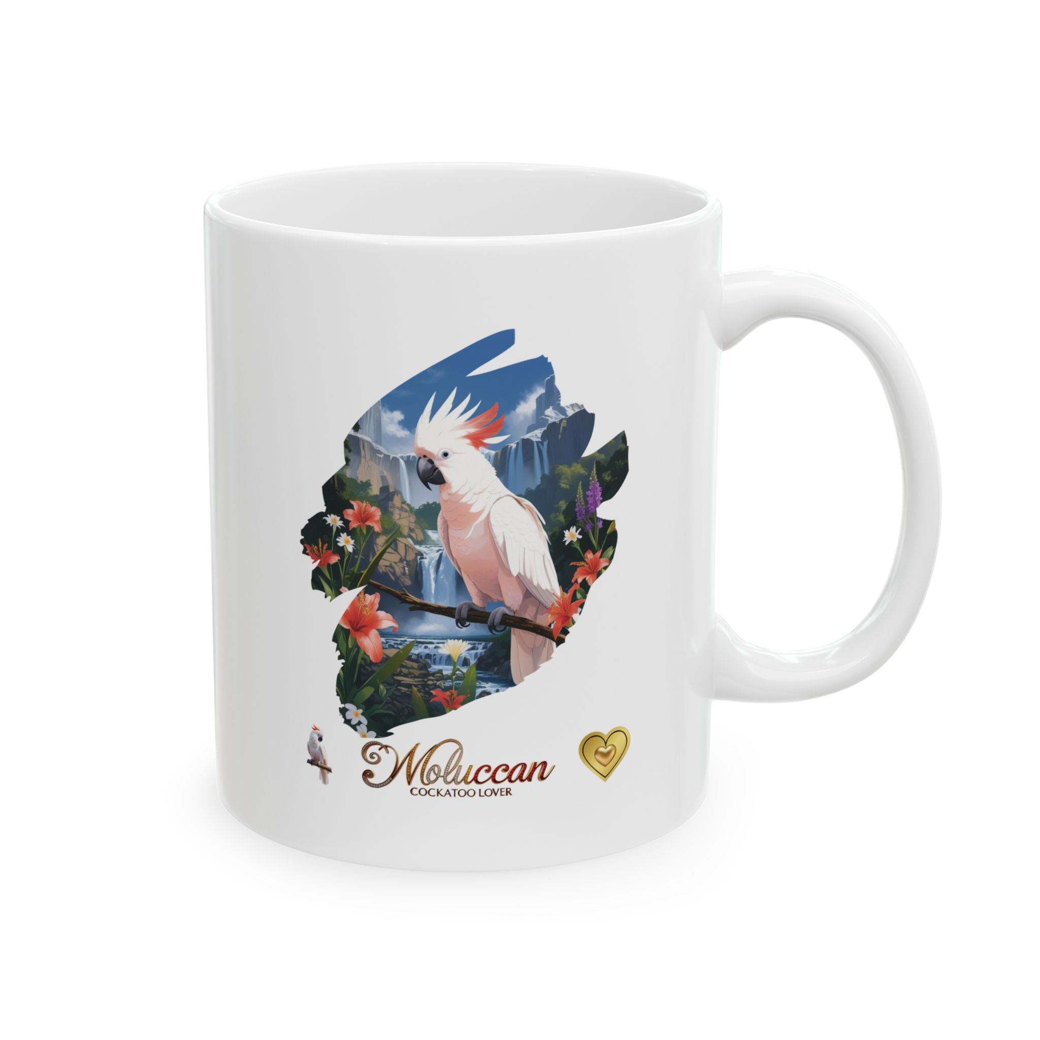 Moluccan Cockatoo Lover Waterfall Mug