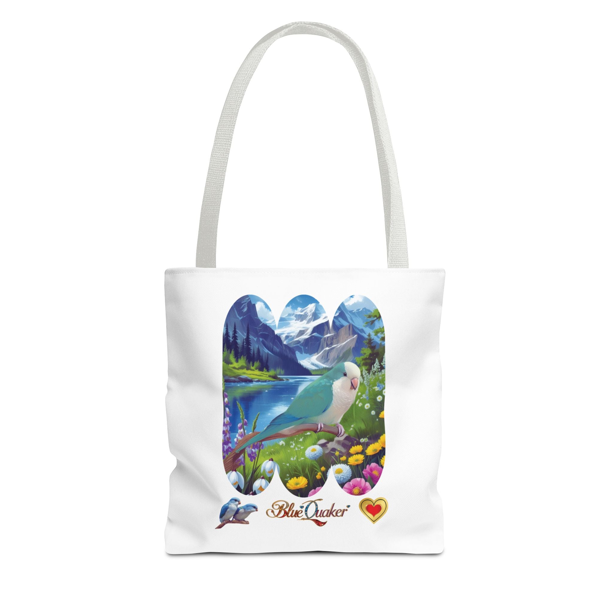 Blue Quaker Mountain Valley Tote Bag