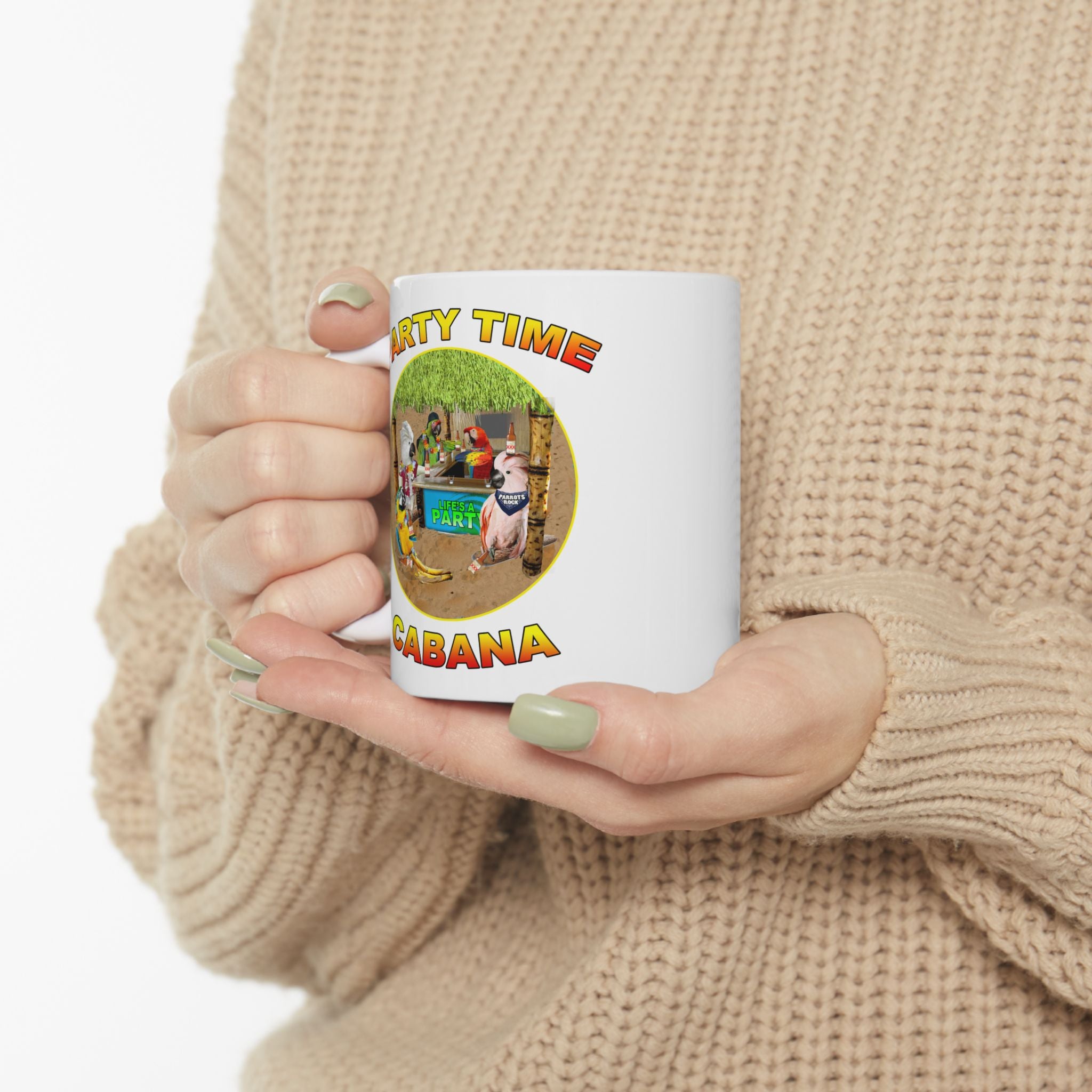 Party Time Life's A Cabana Mug