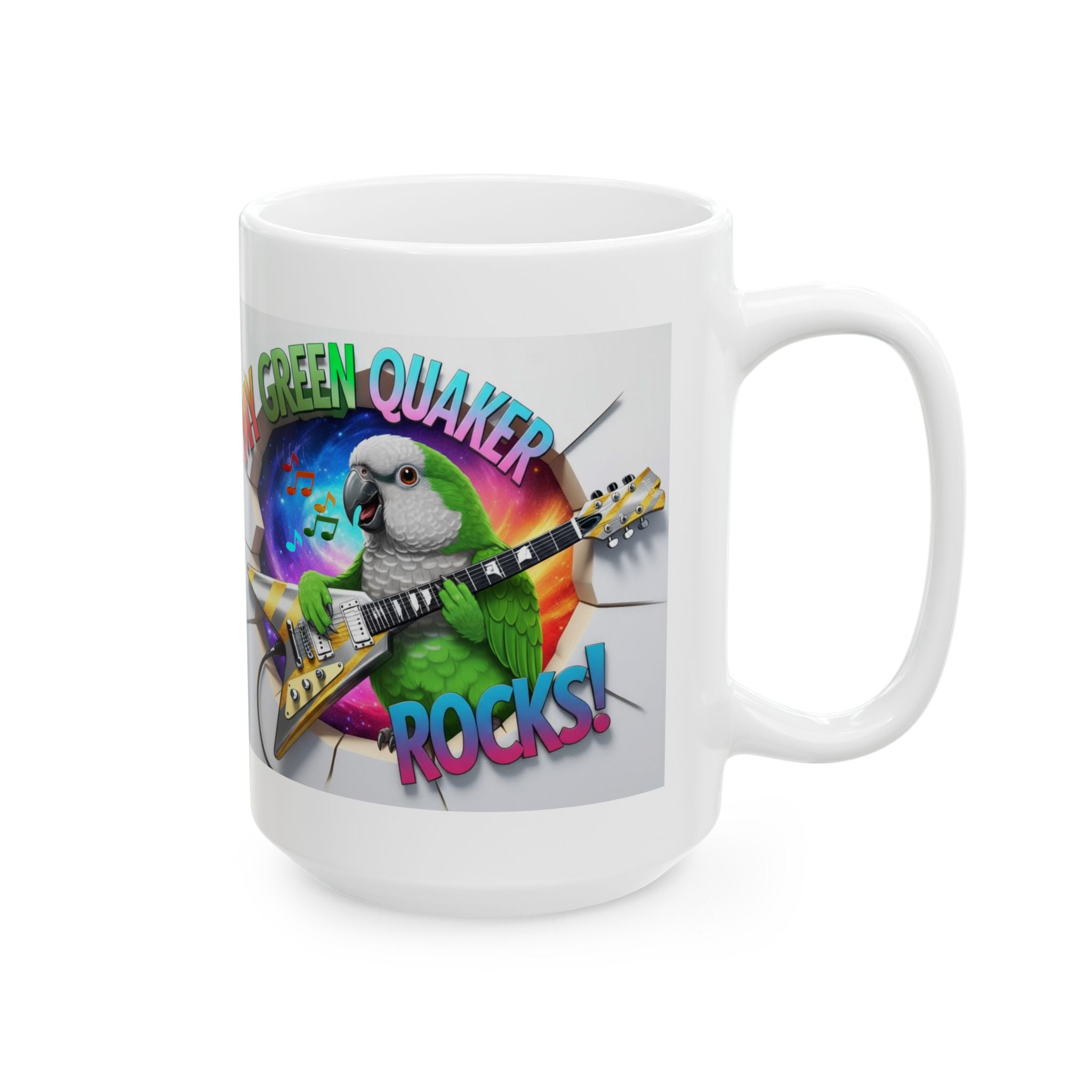 My Green Quaker Rocks Mug