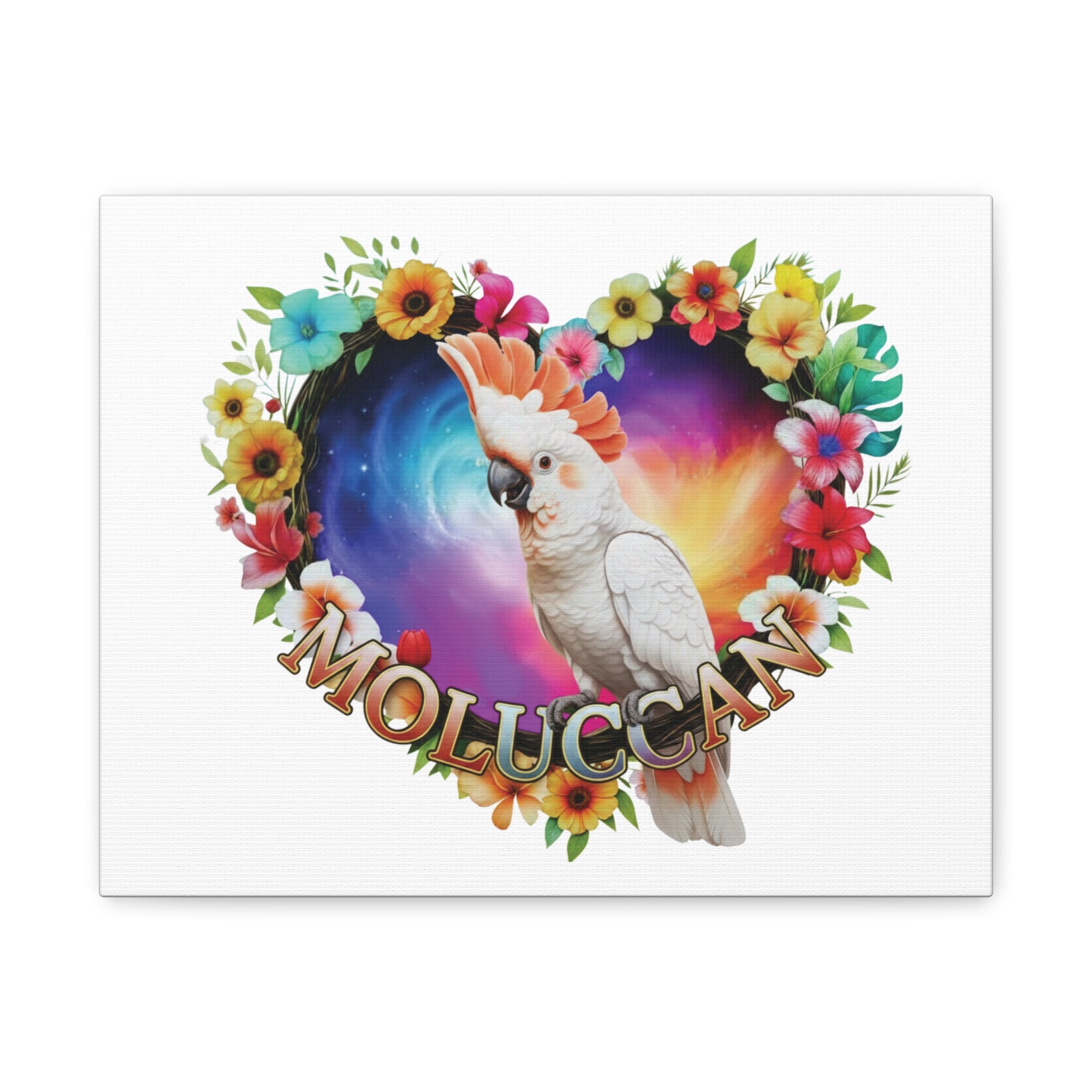 Moluccan Flower Heart Wall-Hanging