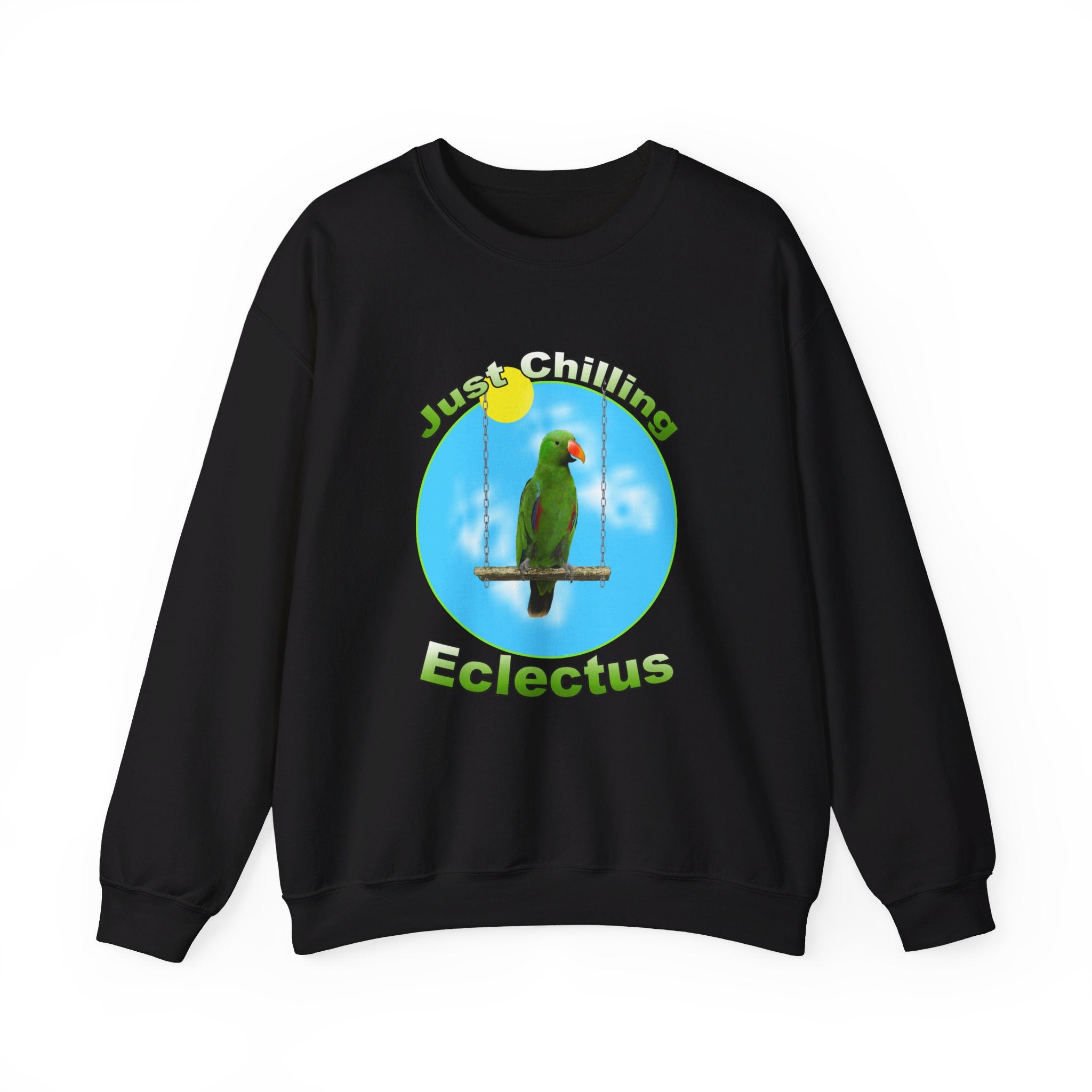 Just Chilling Swing Green Eclectus Sweatshirt
