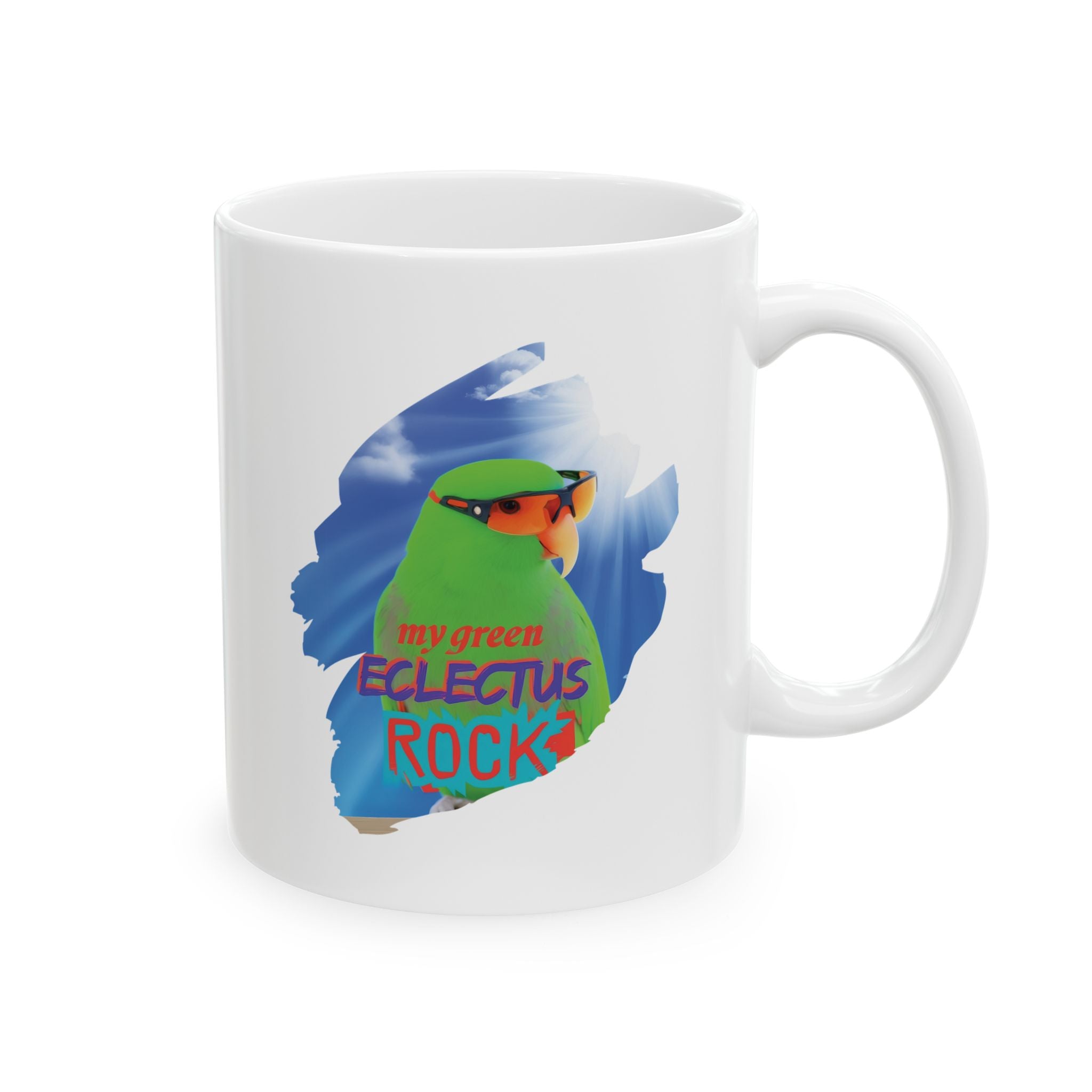 Green Eclectus Mug