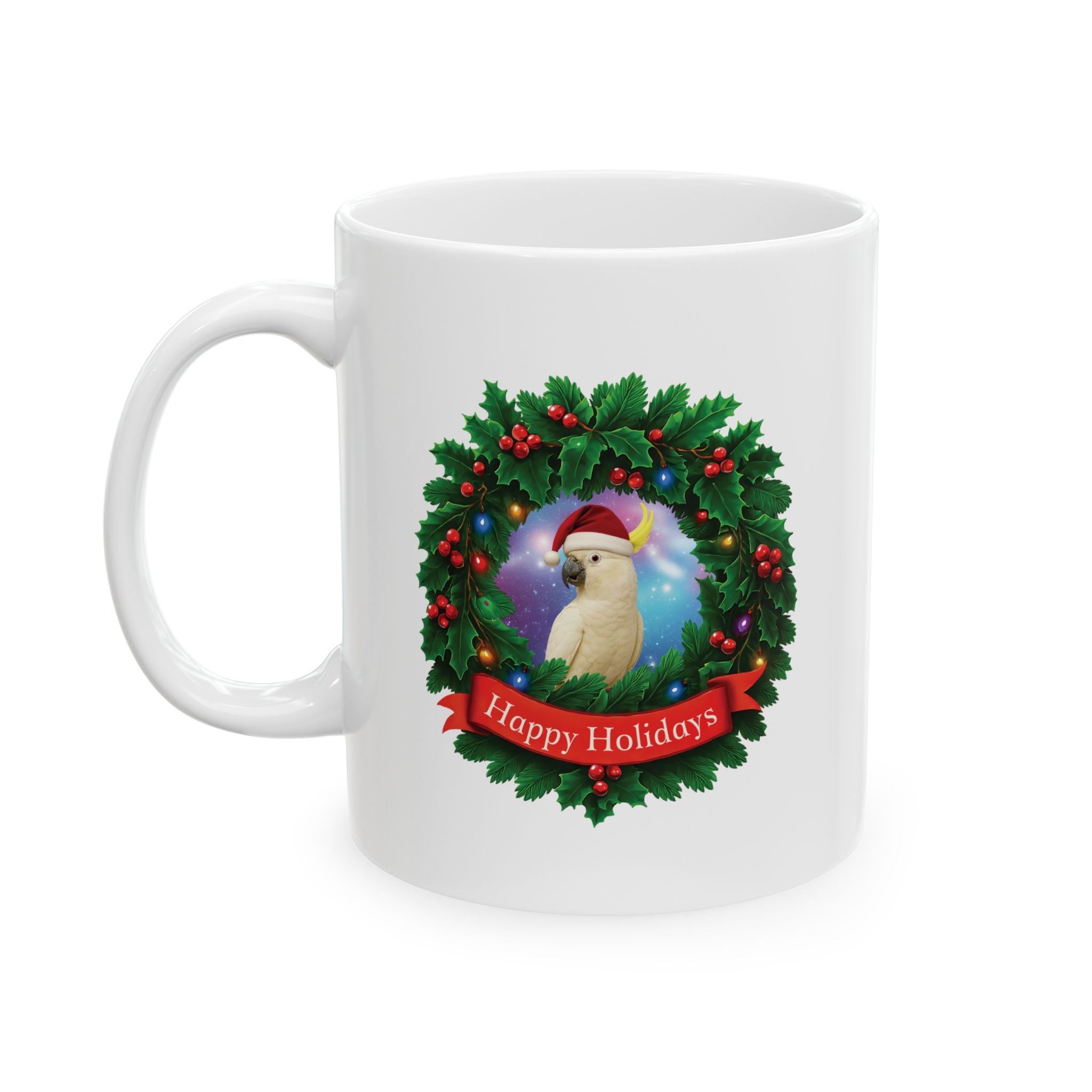 Happy Holidays Sulphur-Crested Mug
