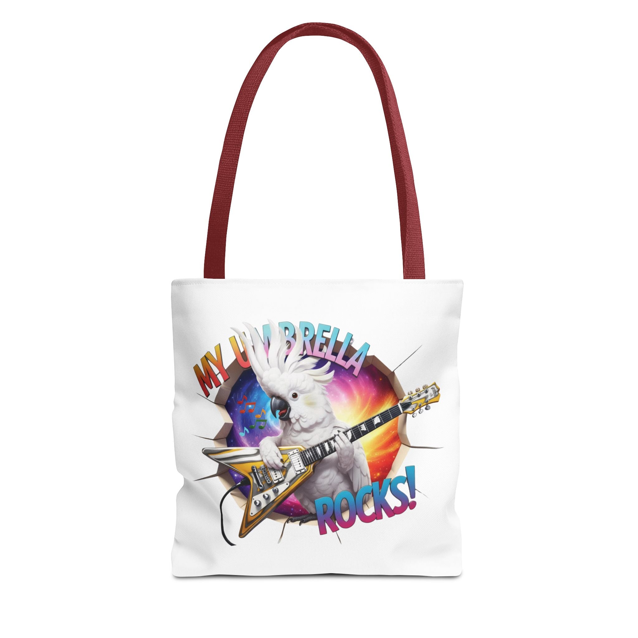 Umbrella Cockatoo Rocks Tote Bag