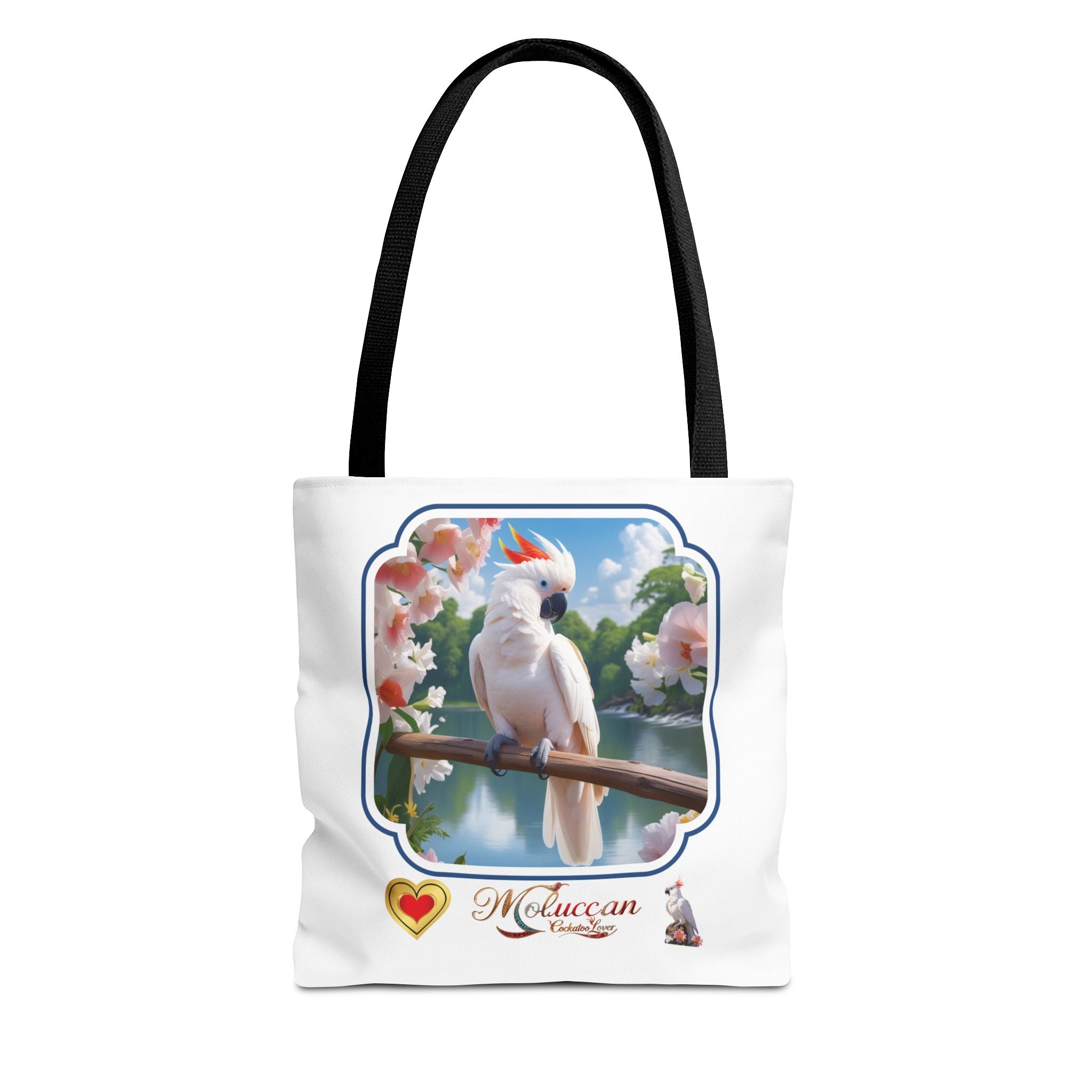 White Moluccan Cockatoo Lover Tote Bag