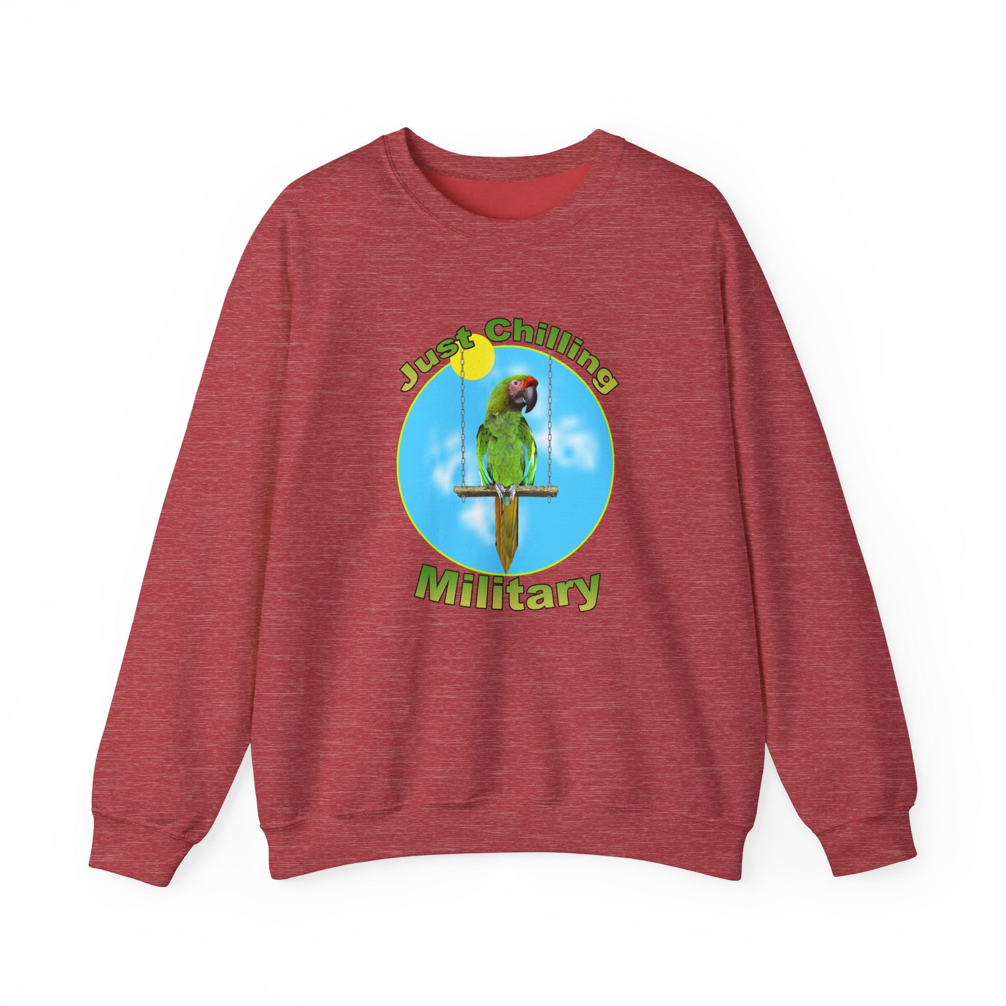 Just Chilling Swing Military Sweatshirt