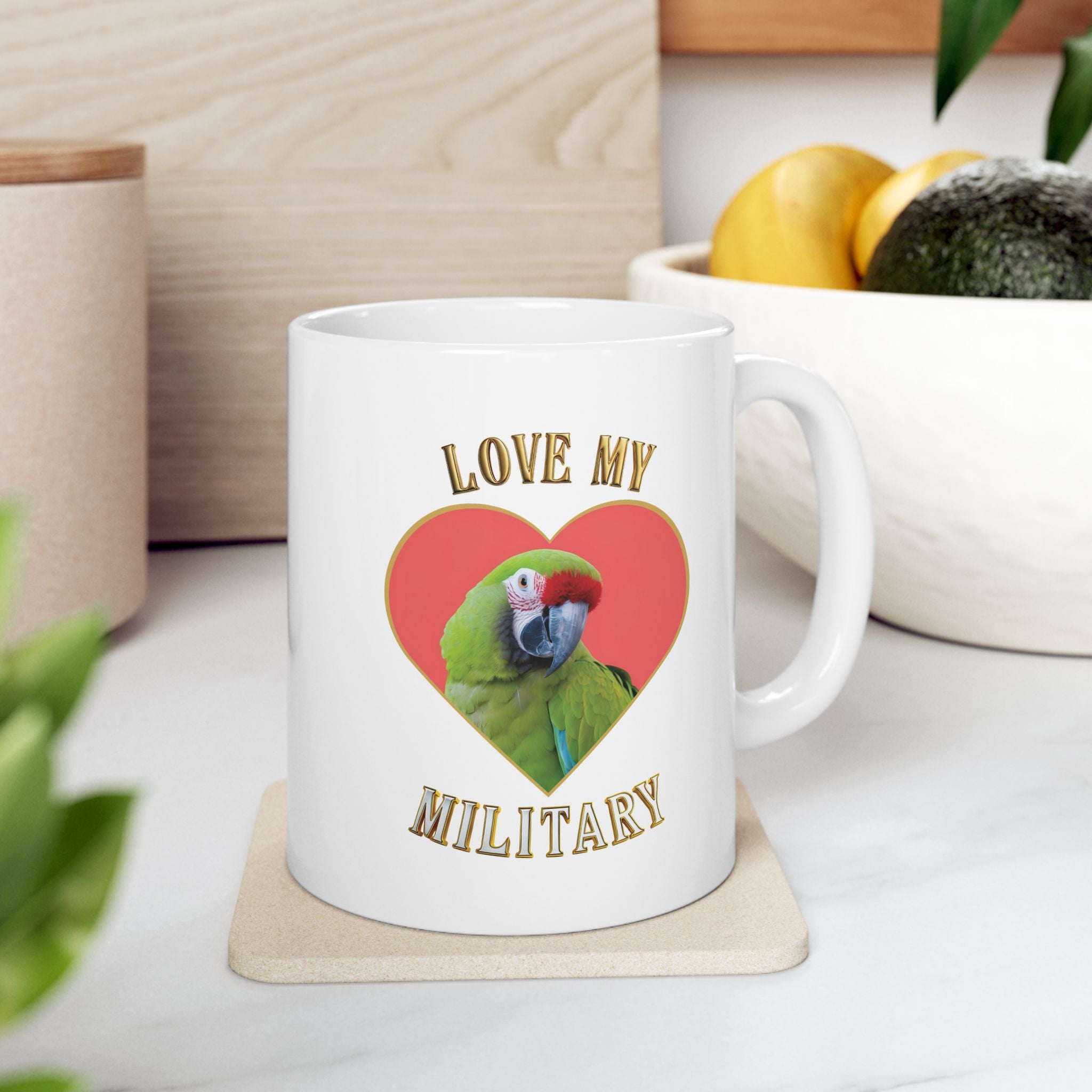 Military Macaw Mug