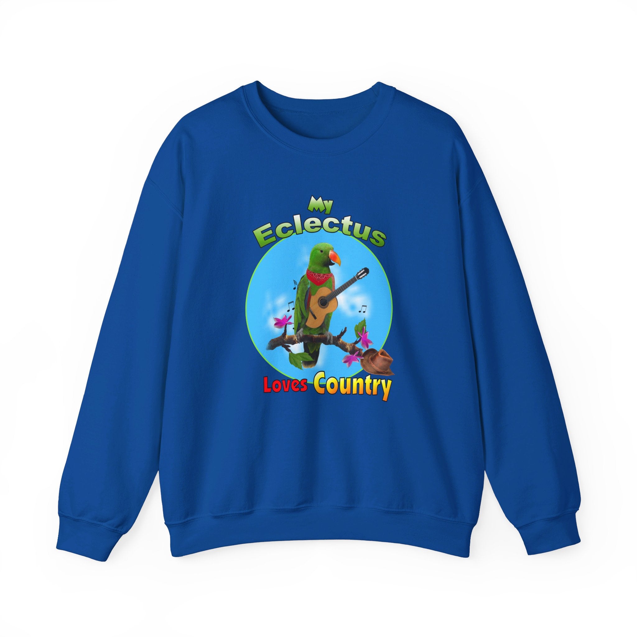 My Green Eclectus Loves Country Sweatshirt