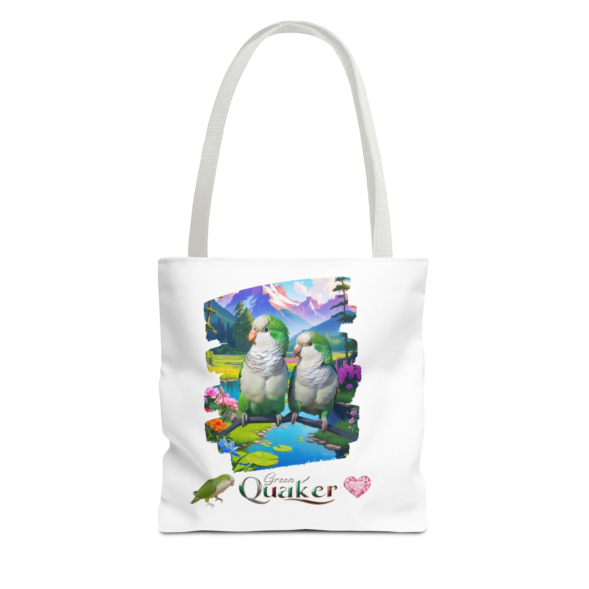 Nature Green Quaker Tote Bag