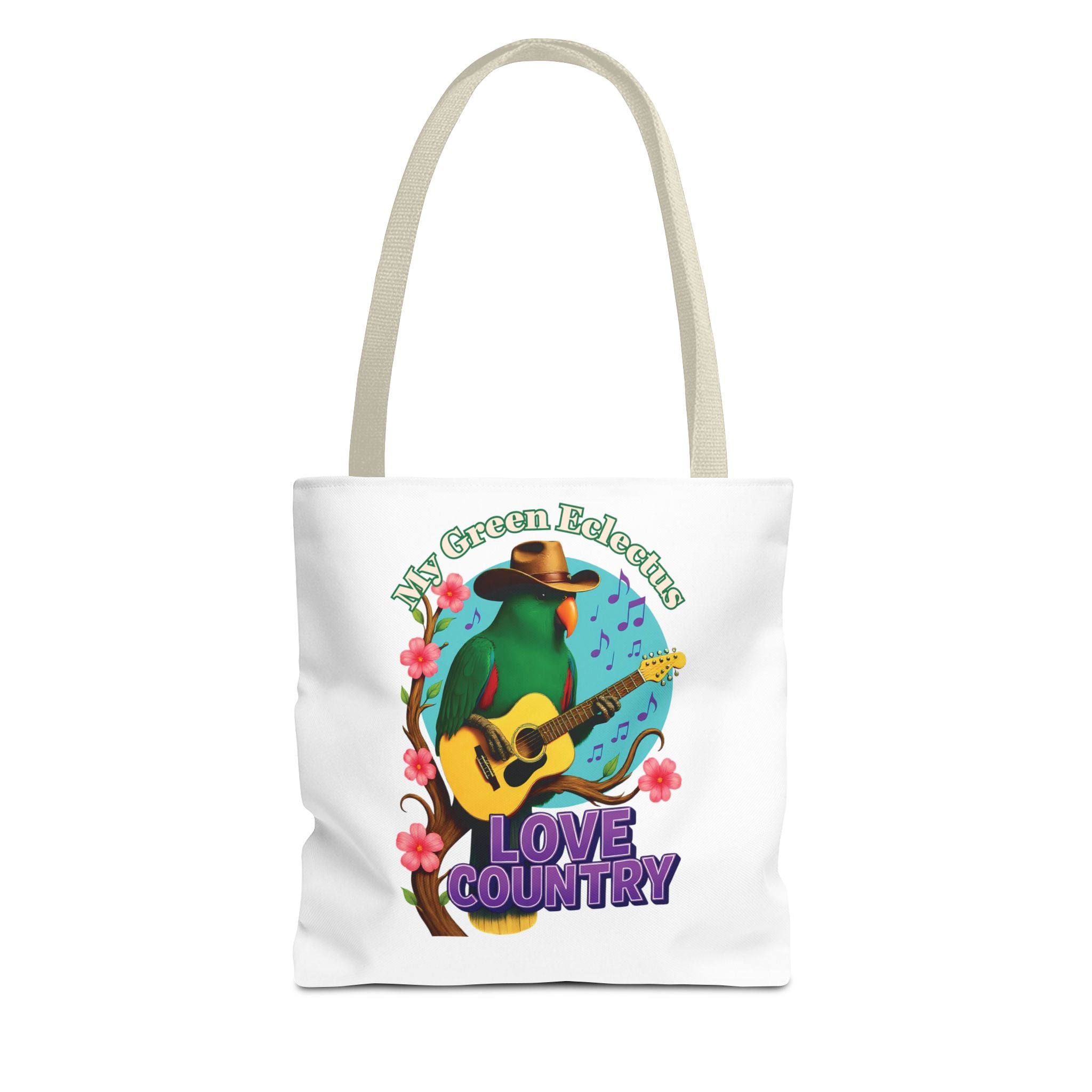Green Eclectus Tote Bag