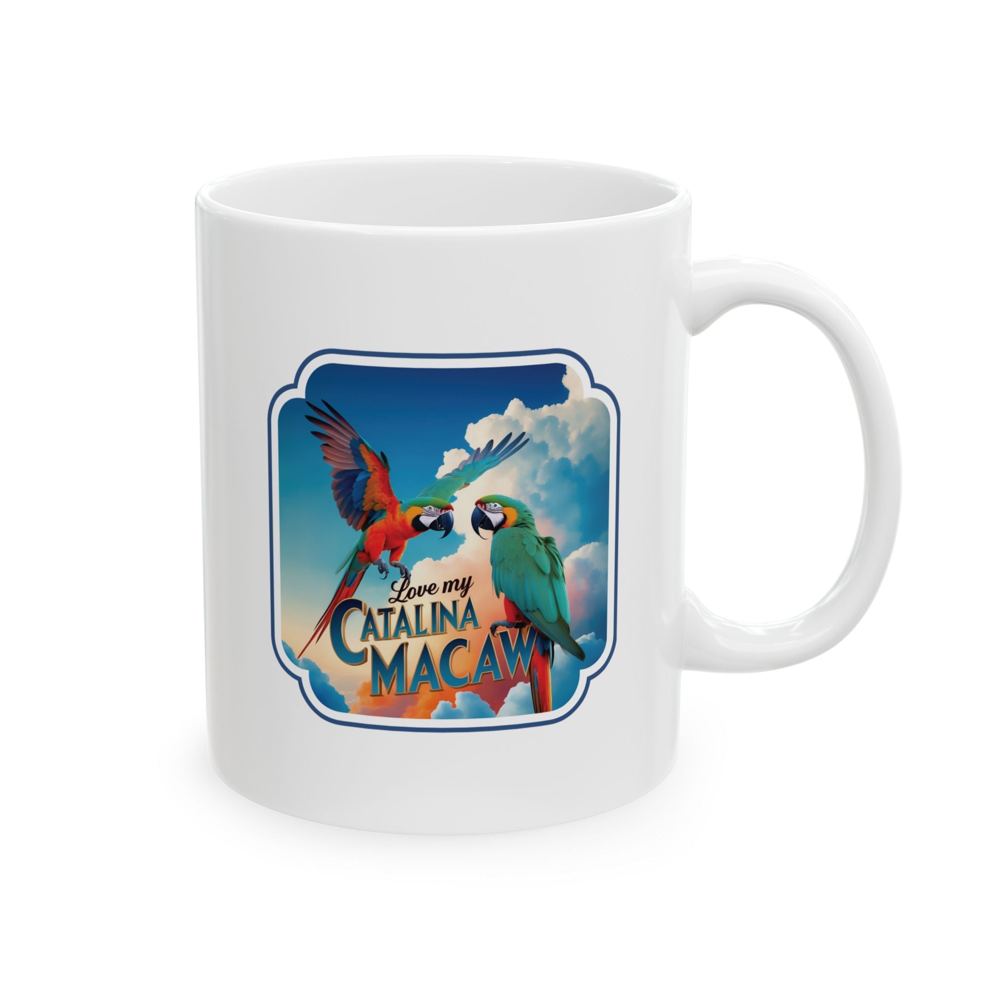 Flying Catalina Macaw Lover Mug