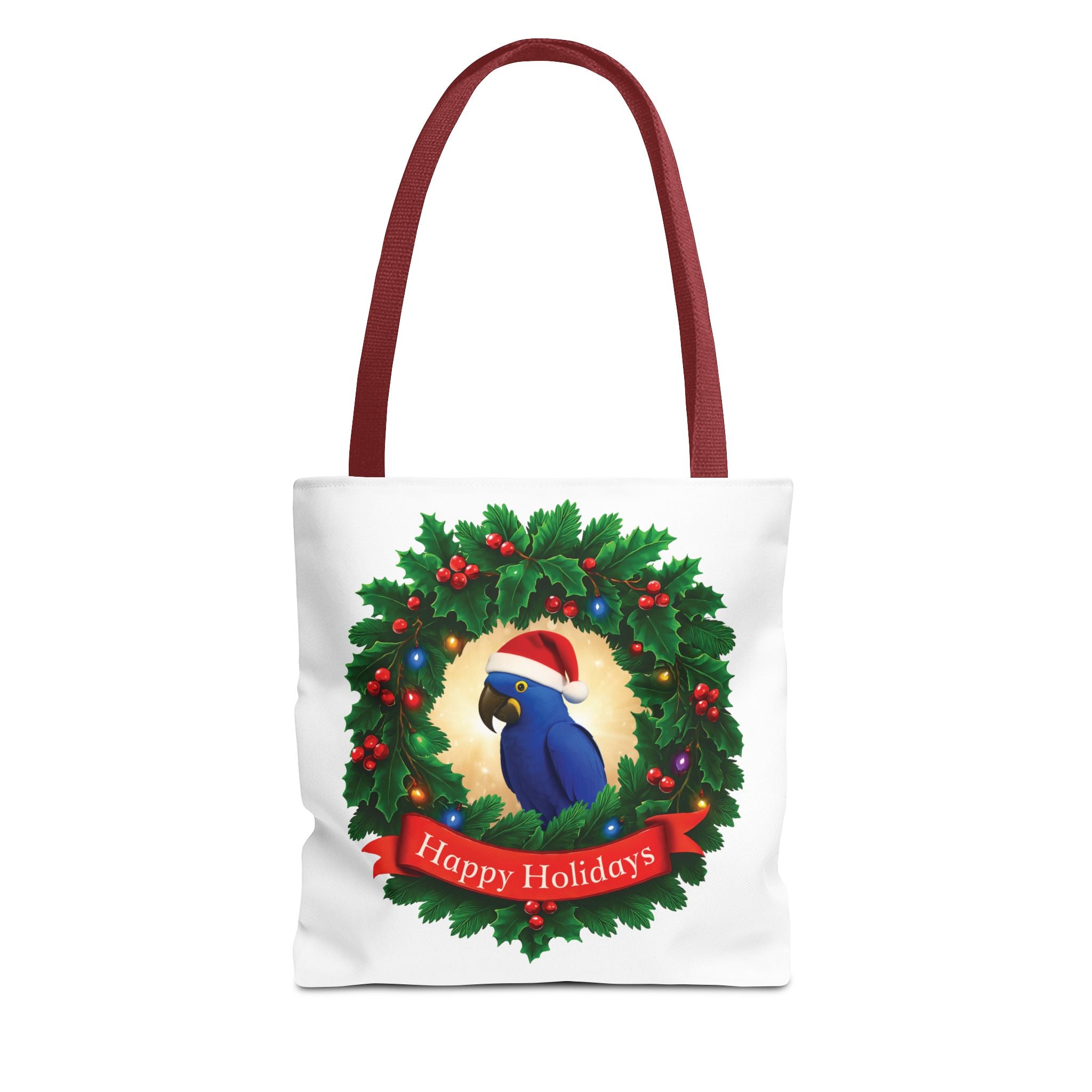 Happy Holidays Hyacinth Tote Bag