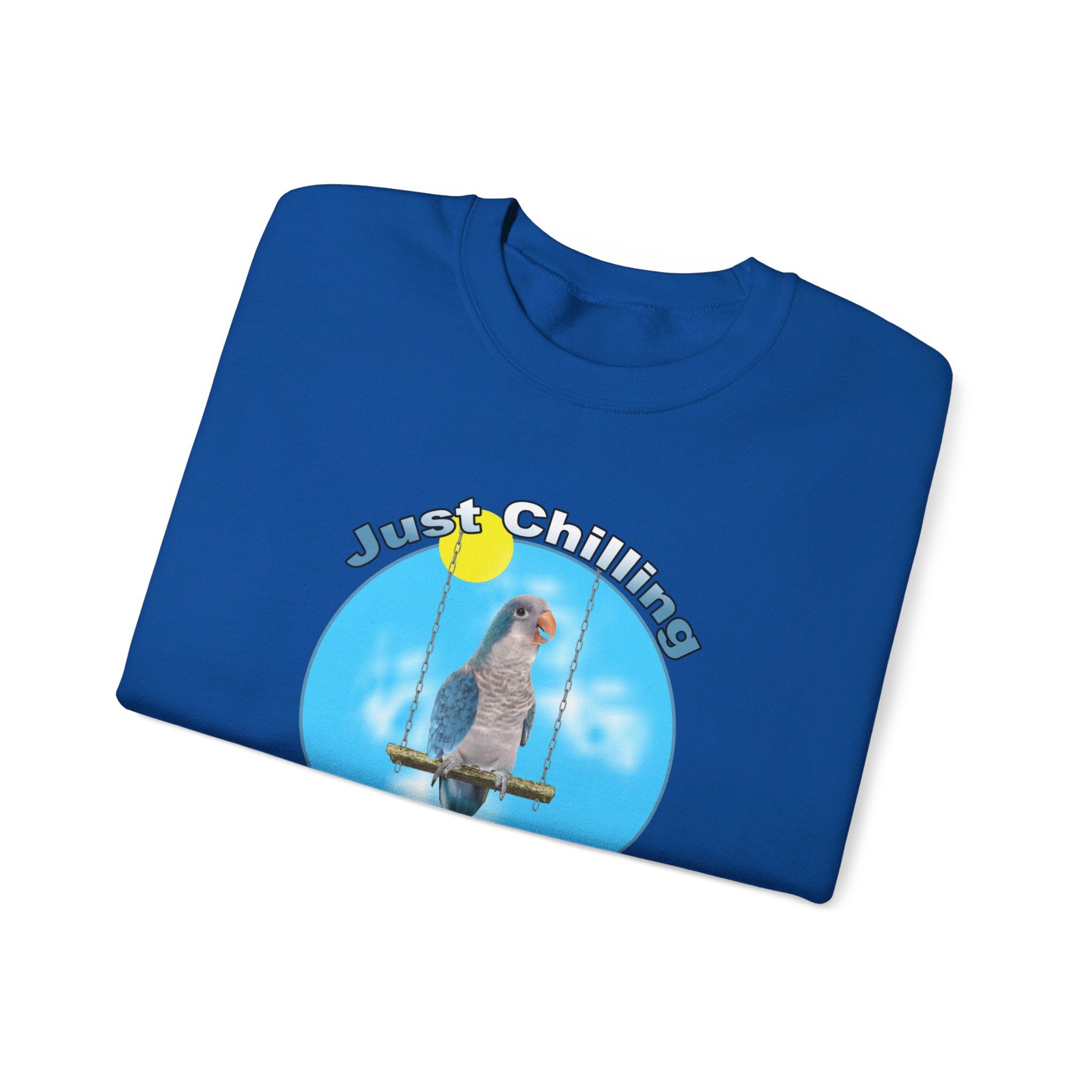 Just Chilling Swing Blue Quaker Sweatshirt