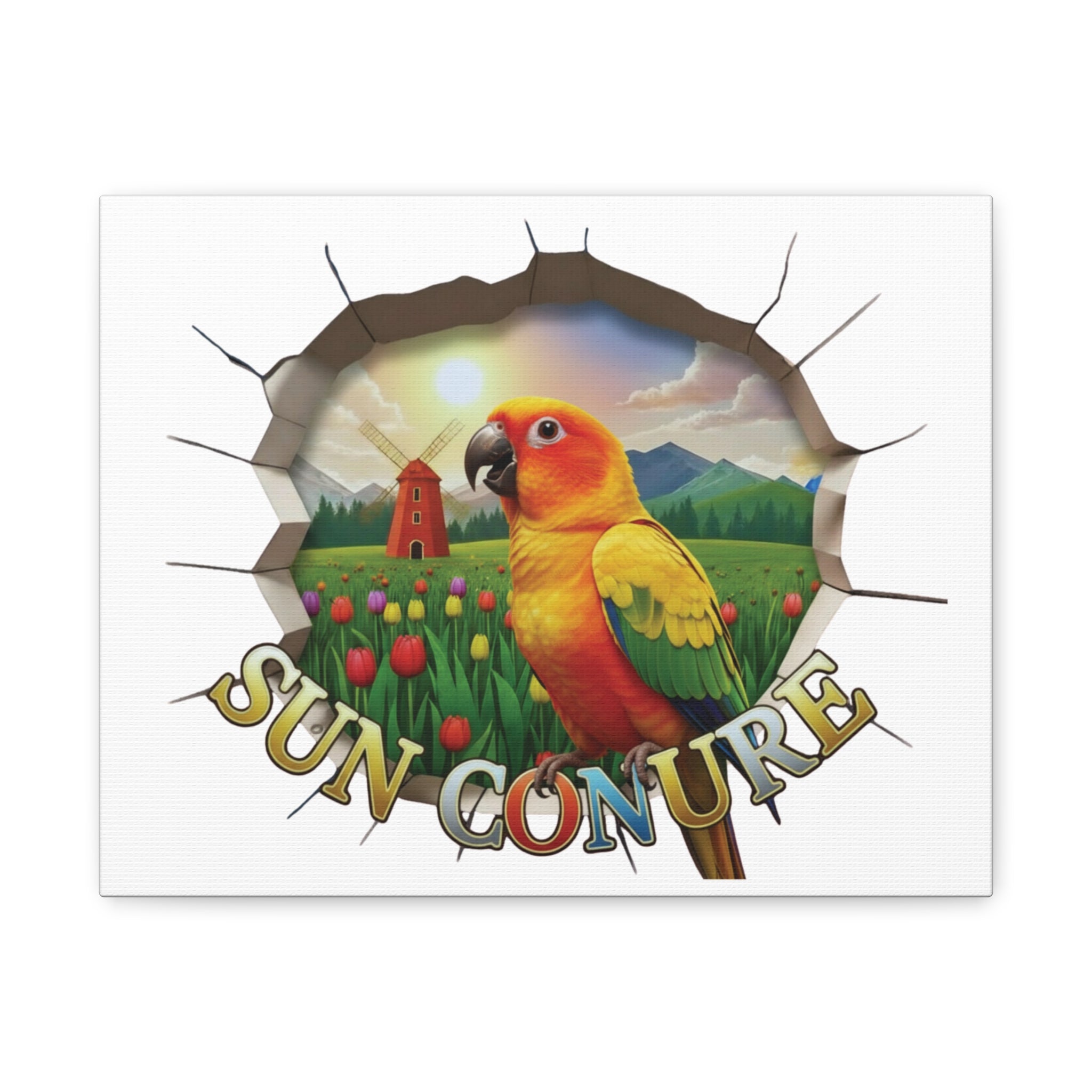 Sun Conure Breakthrough Wall-Hanging