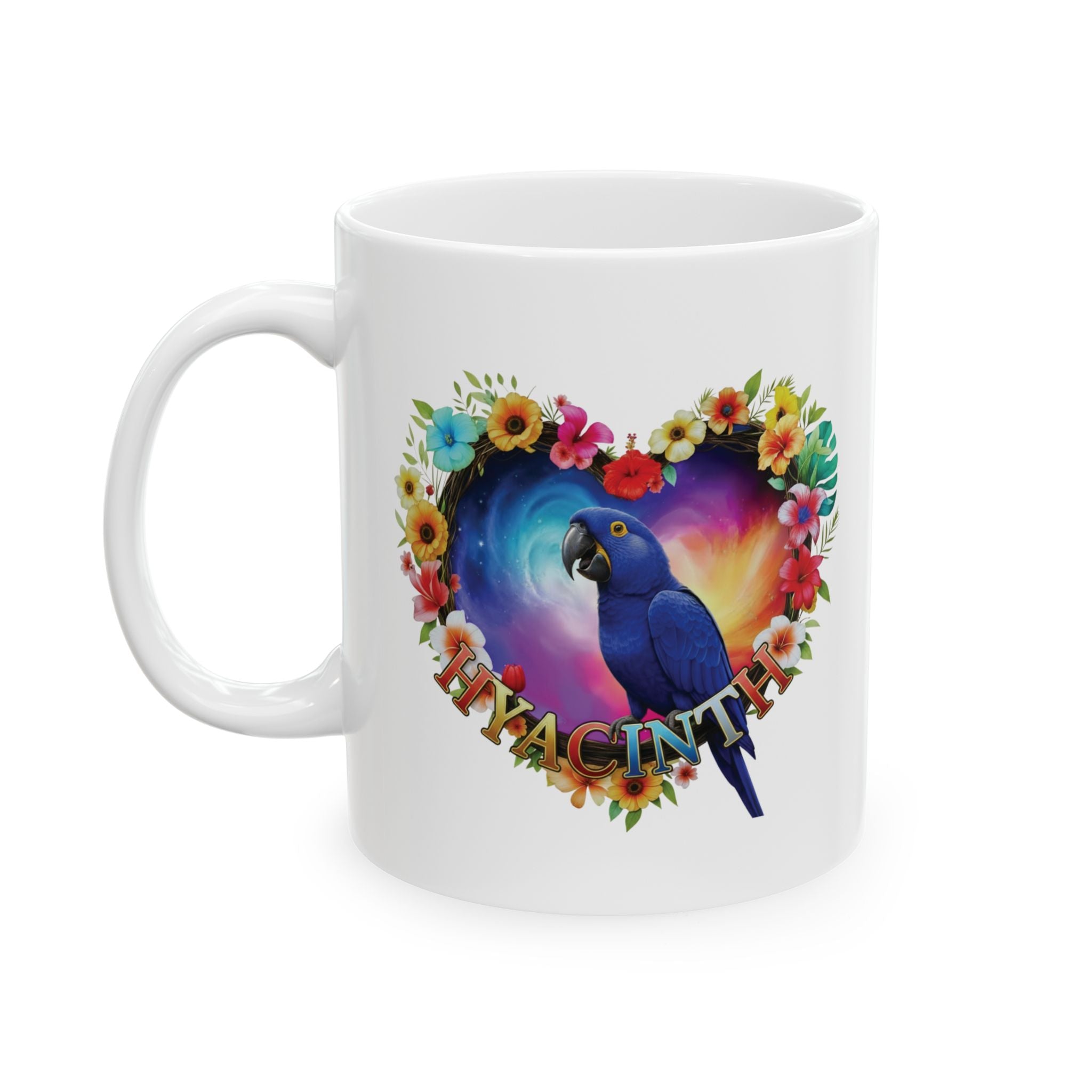 Rainbow Hyacinth Parrot Mug
