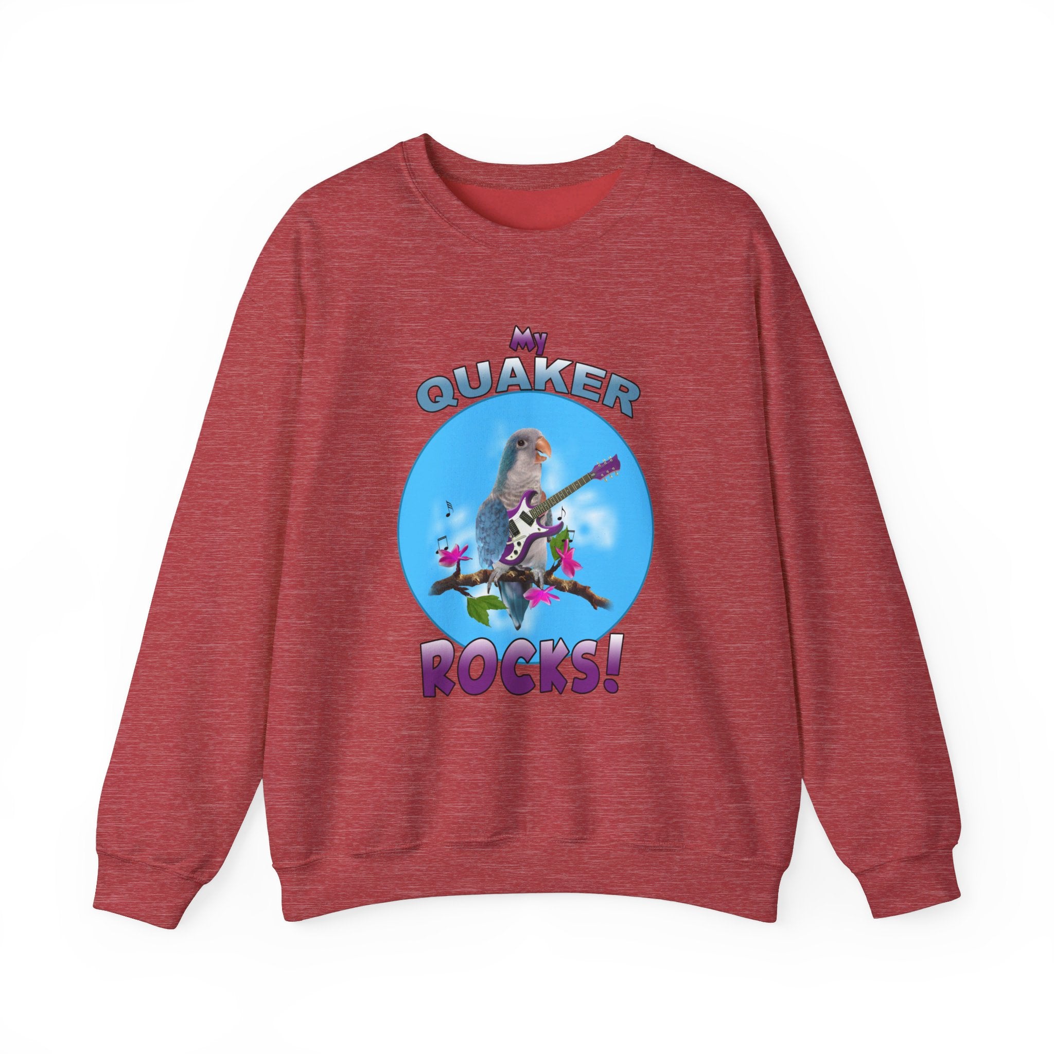 My Blue Quaker Rocks Guitar Sweatshirt