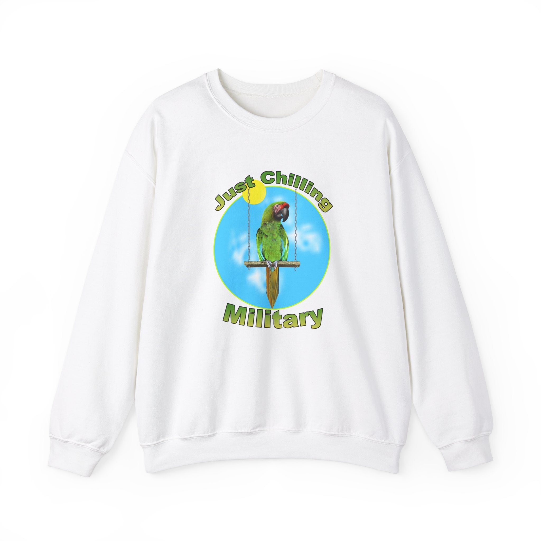 Just Chilling Swing Military Sweatshirt