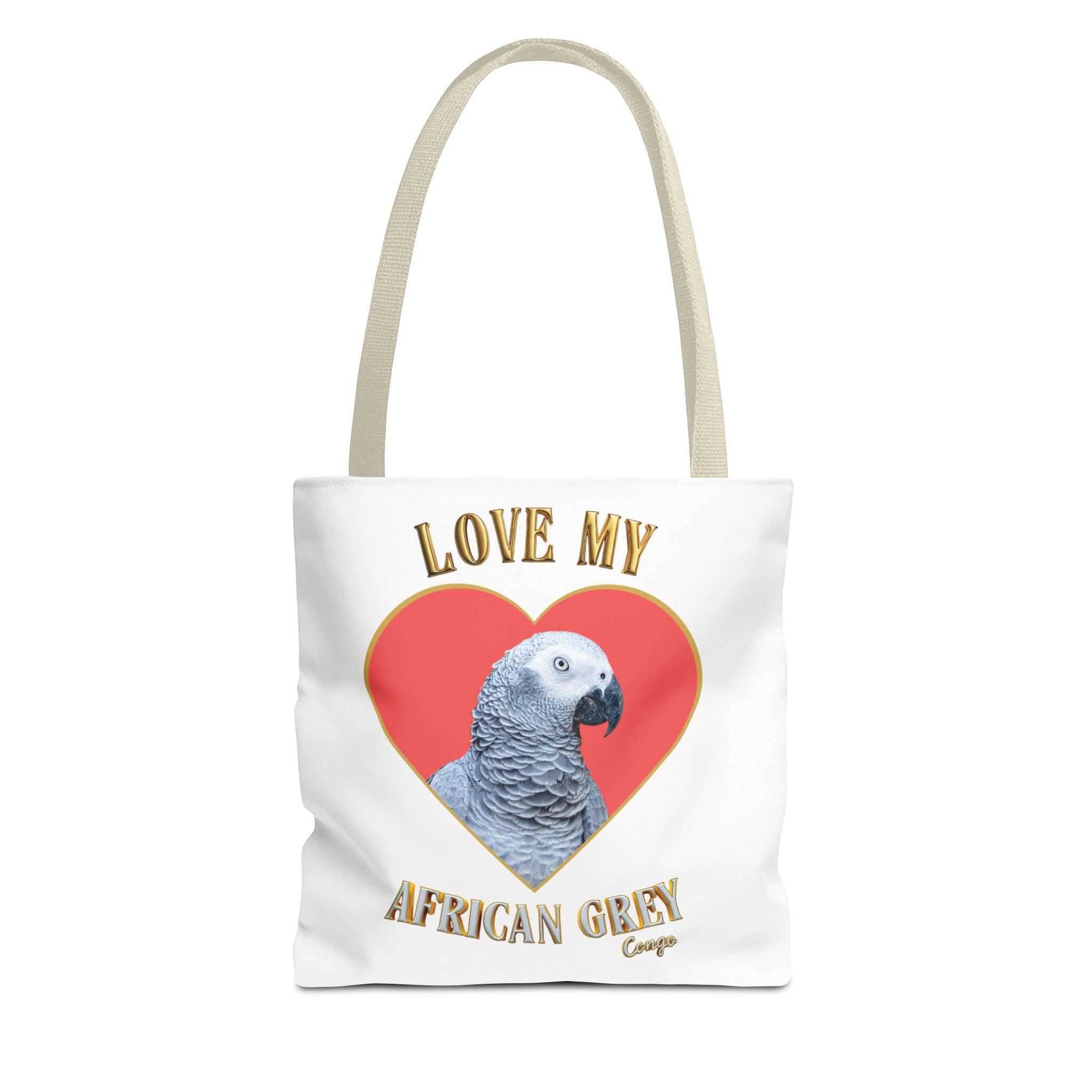 African Grey Love Tote Bag