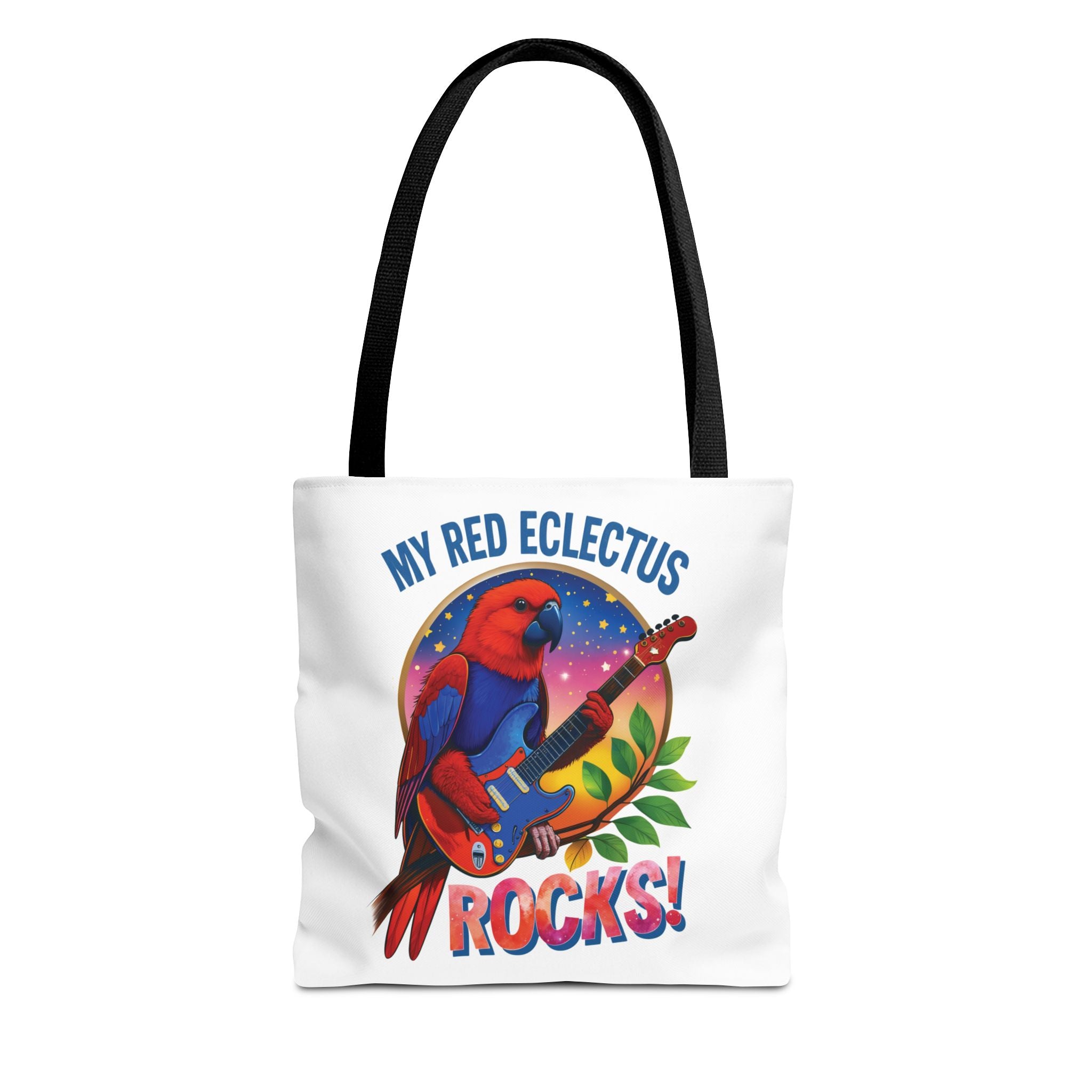 Red Eclectus Tote Bag