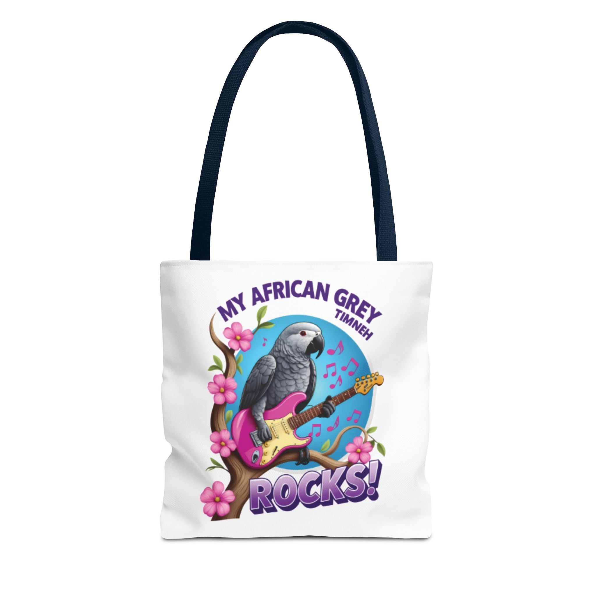 African Grey Timneh Rocks Tote Bag
