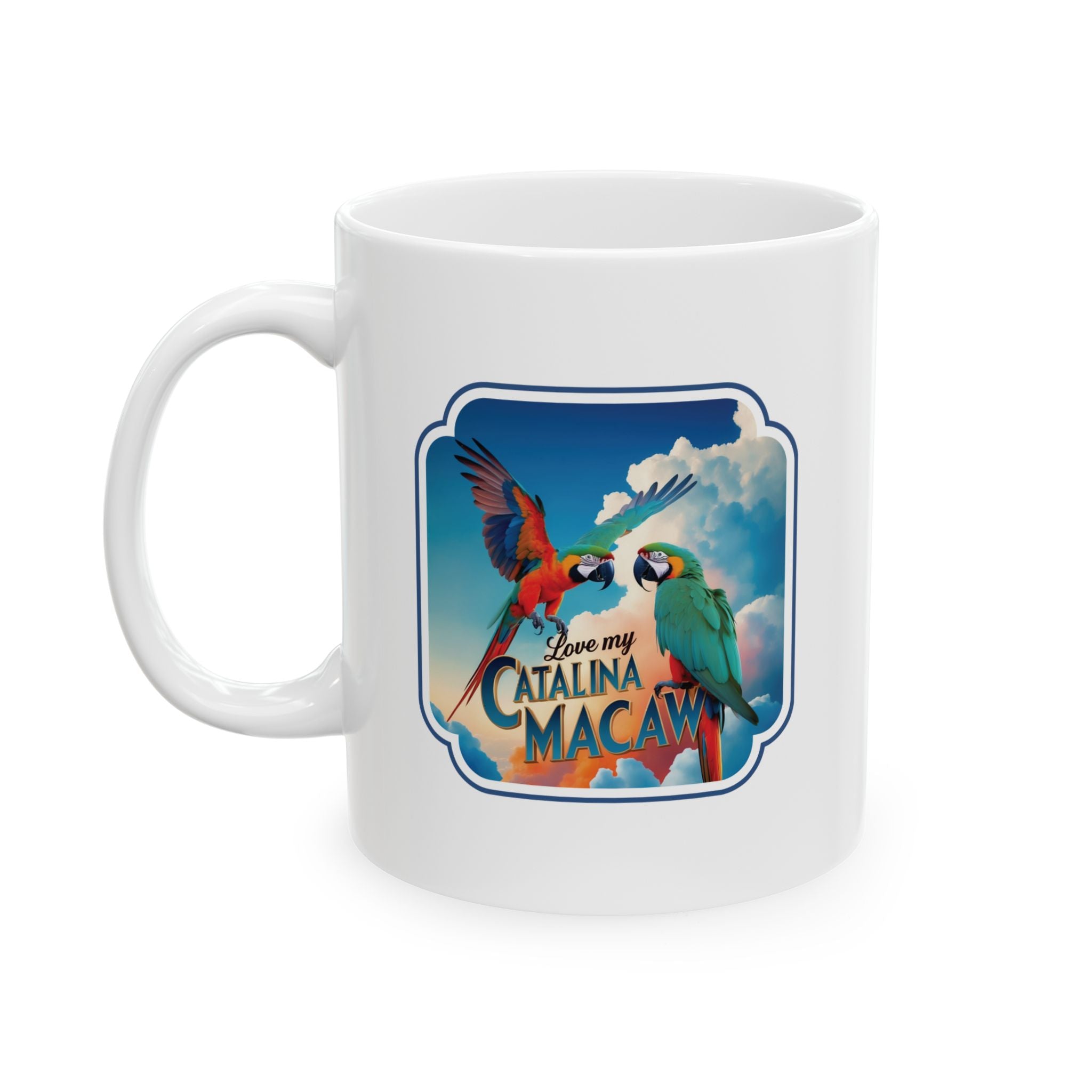 Flying Catalina Macaw Lover Mug