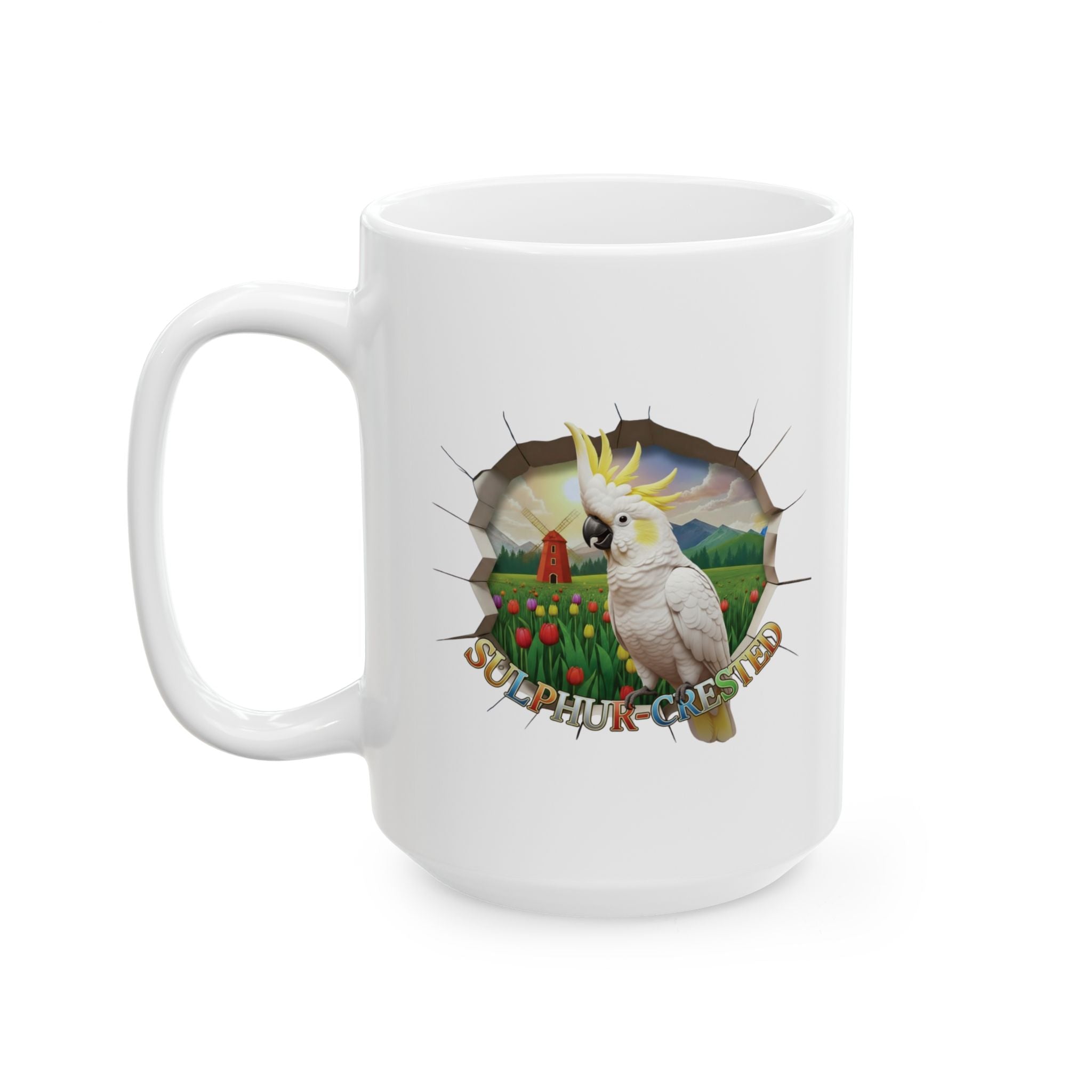Sulphur Crested Tulip Field Mug