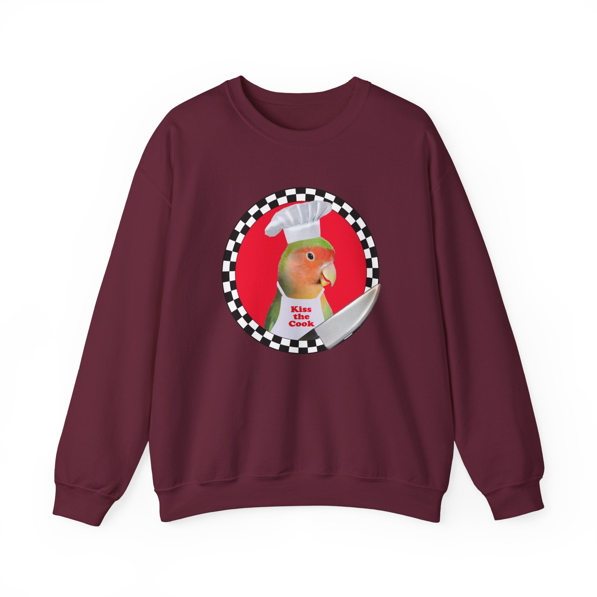 Kiss The Cook Lovebird Sweatshirt