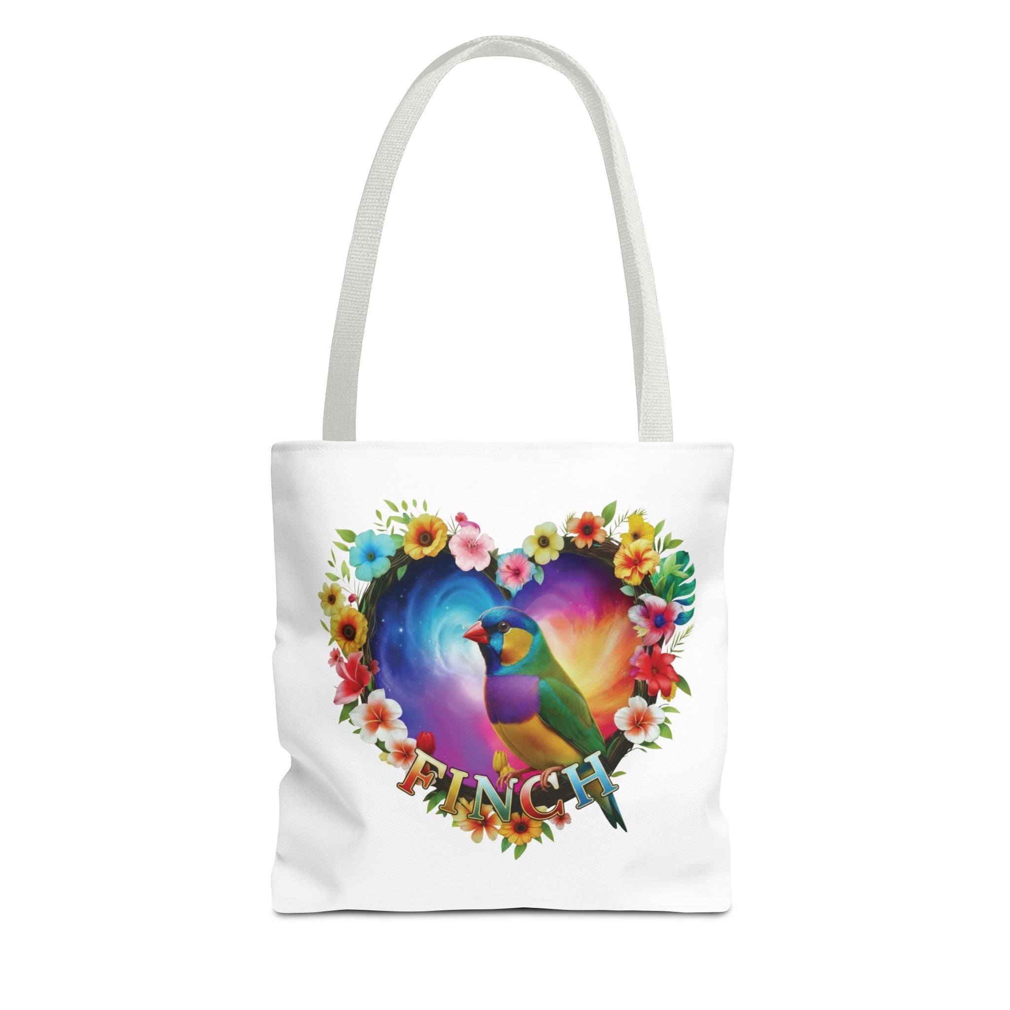 Rainbow Finch Tote Bag
