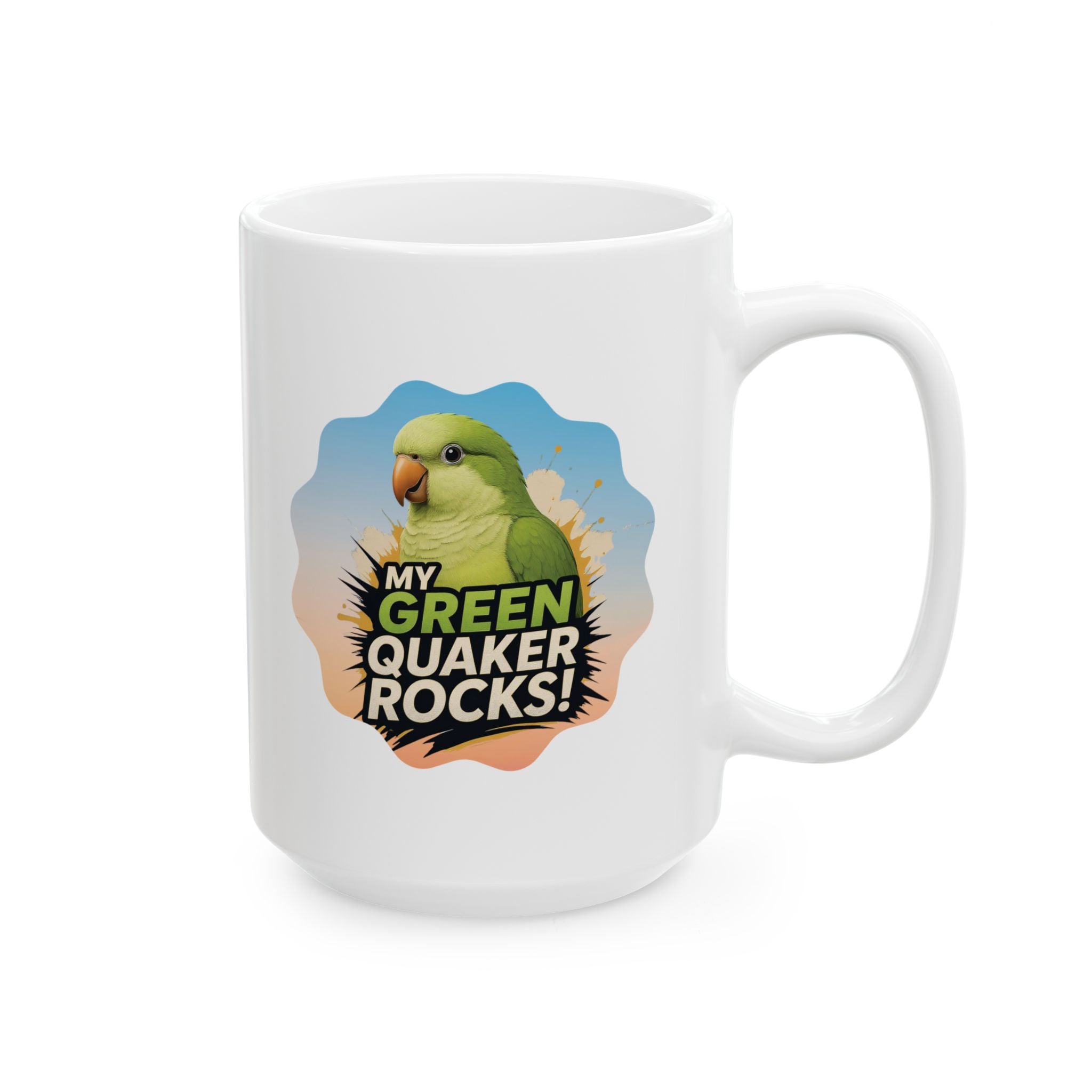 Green Quaker Rocks Mug