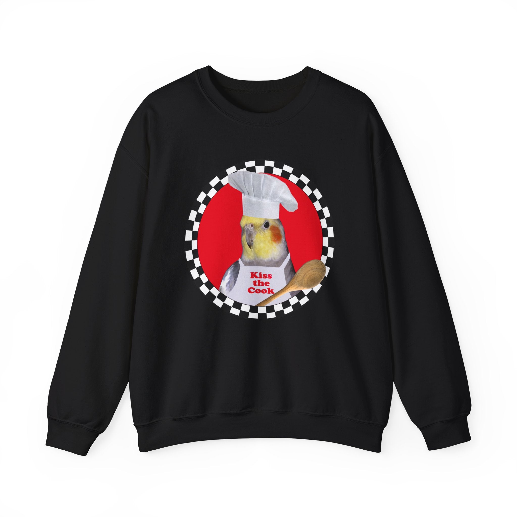 Kiss The Cook Spoon Cockatiel Sweatshirt