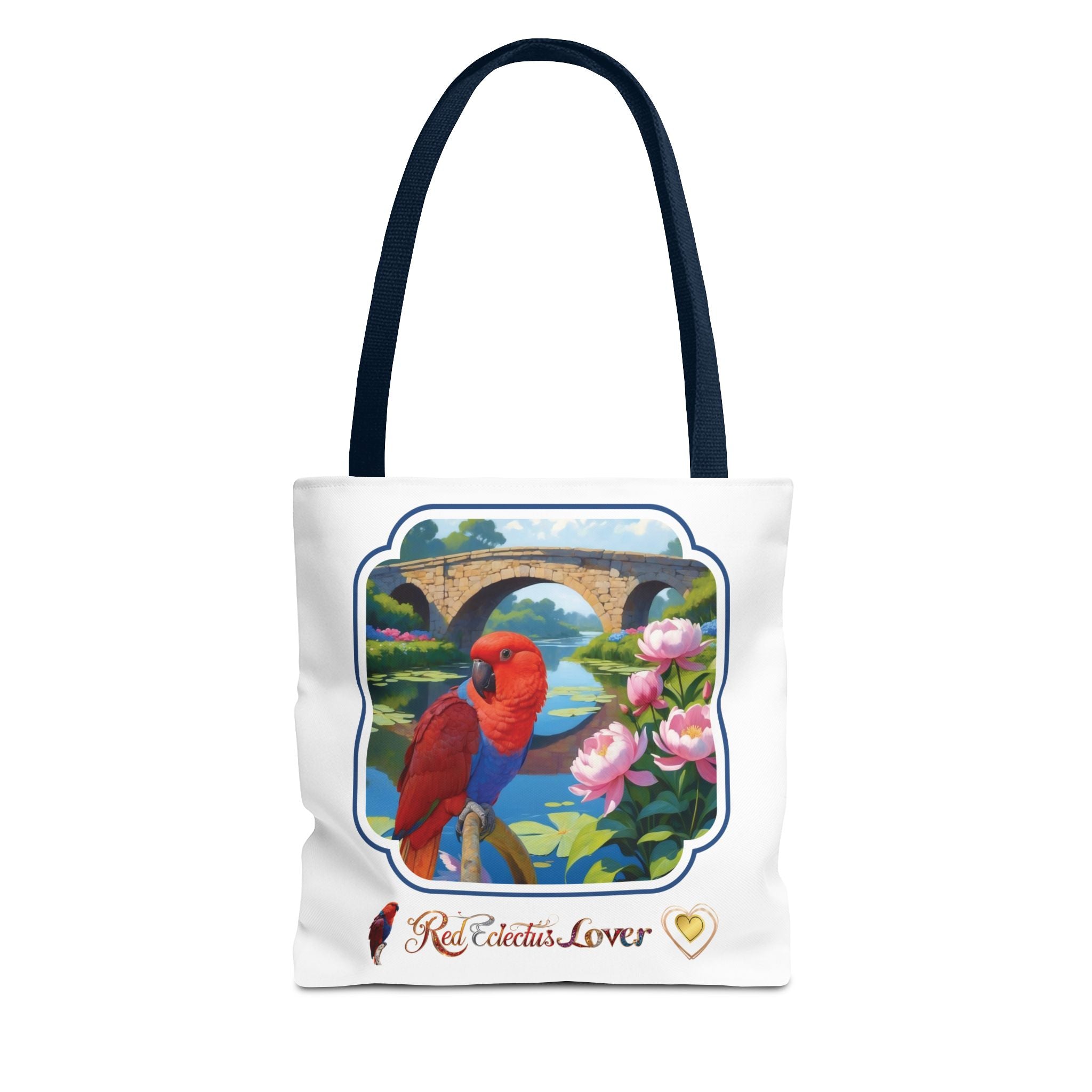 Red Eclectus Lover Nature Scenic Tote Bag