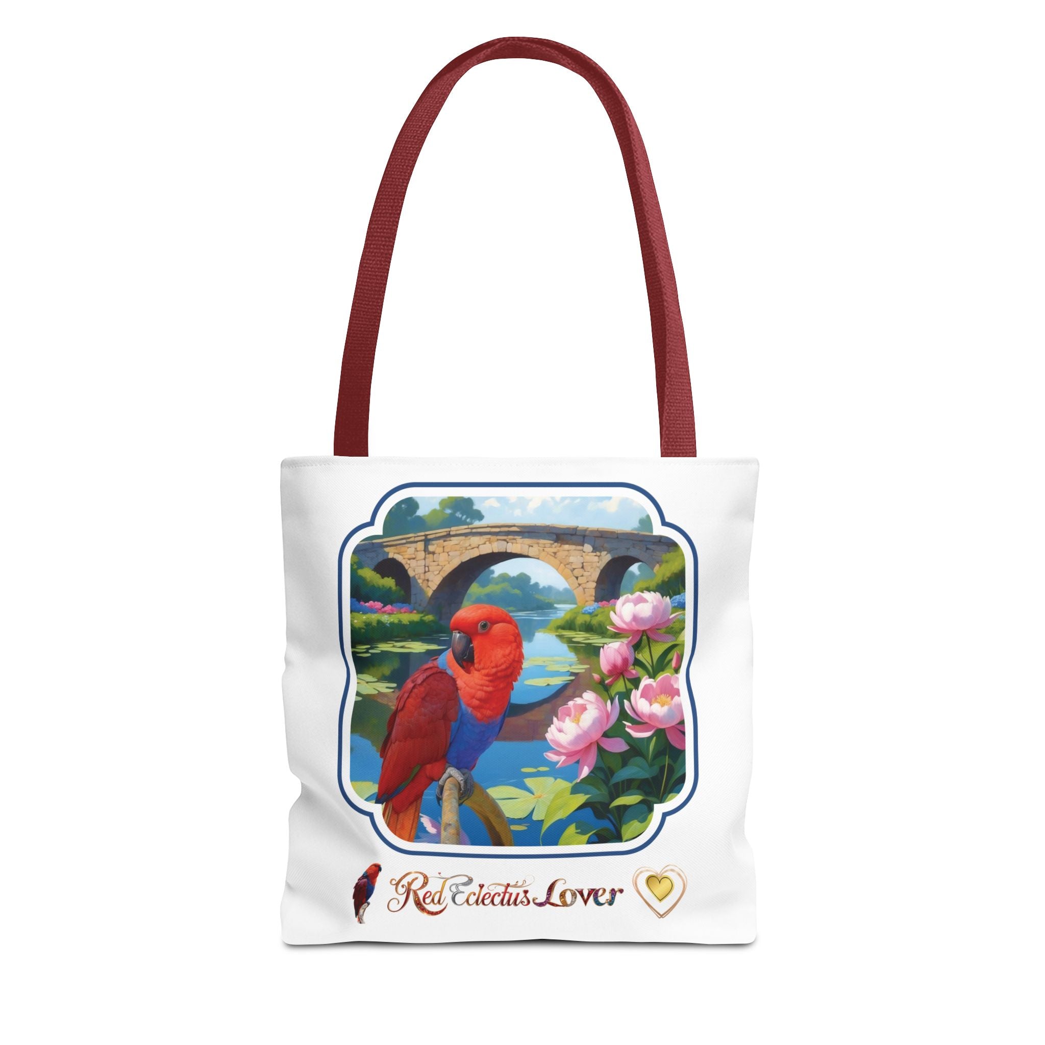 Red Eclectus Lover Nature Scenic Tote Bag