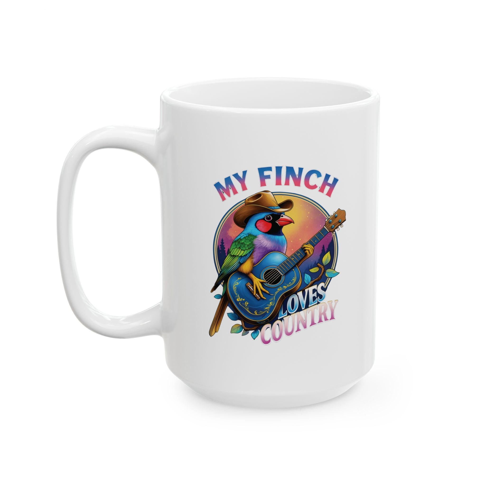 My Finch Loves Country Mug