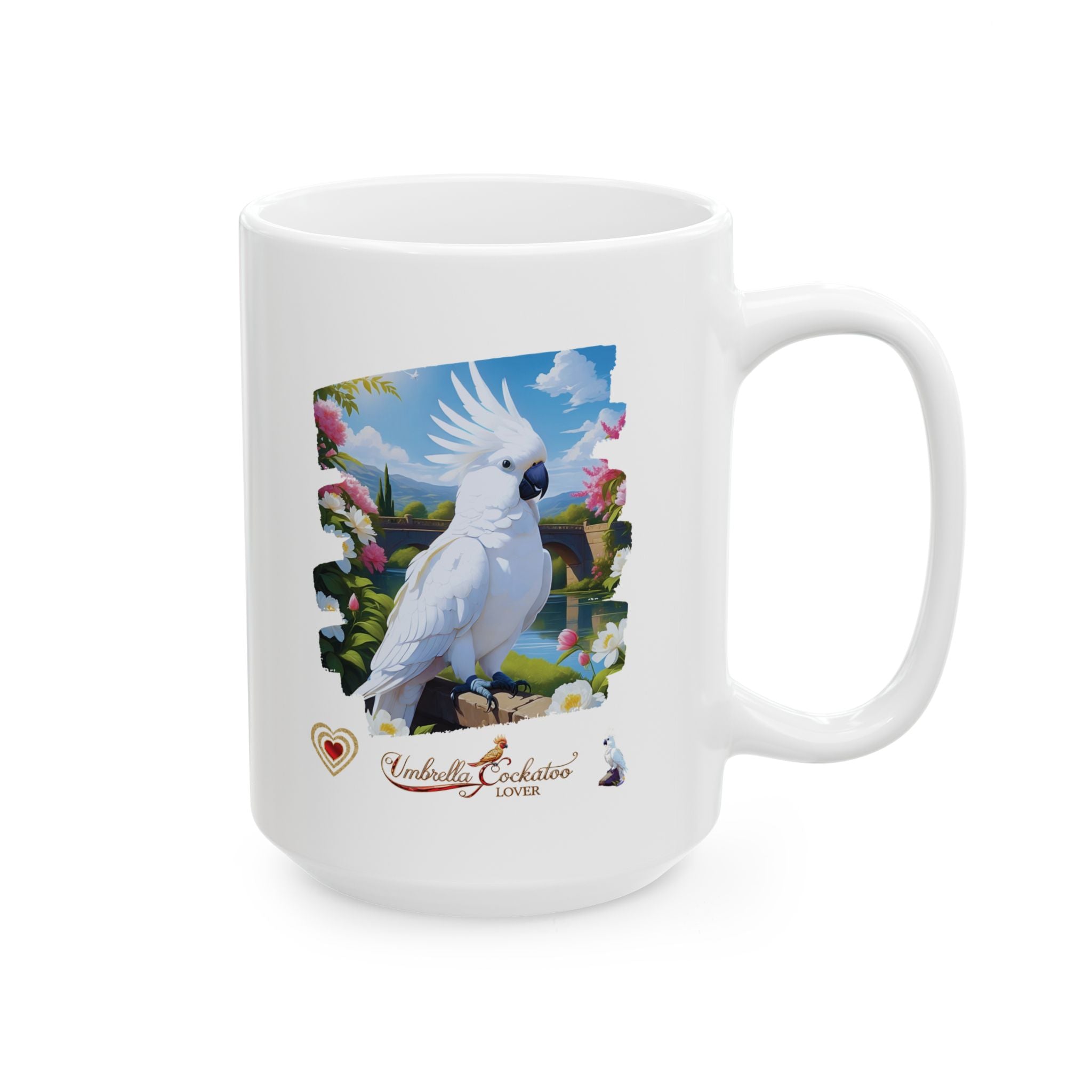 White Umbrella Cockatoo Lover Mug
