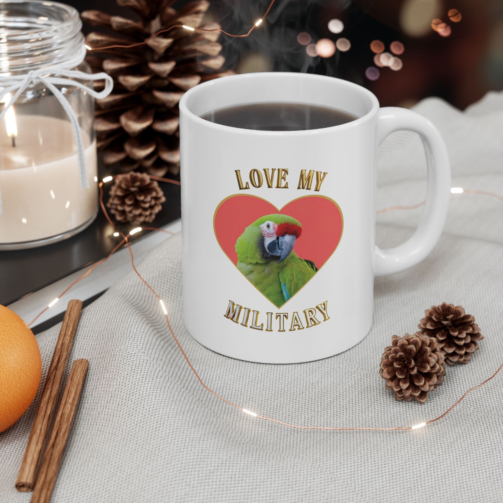 Military Macaw Mug