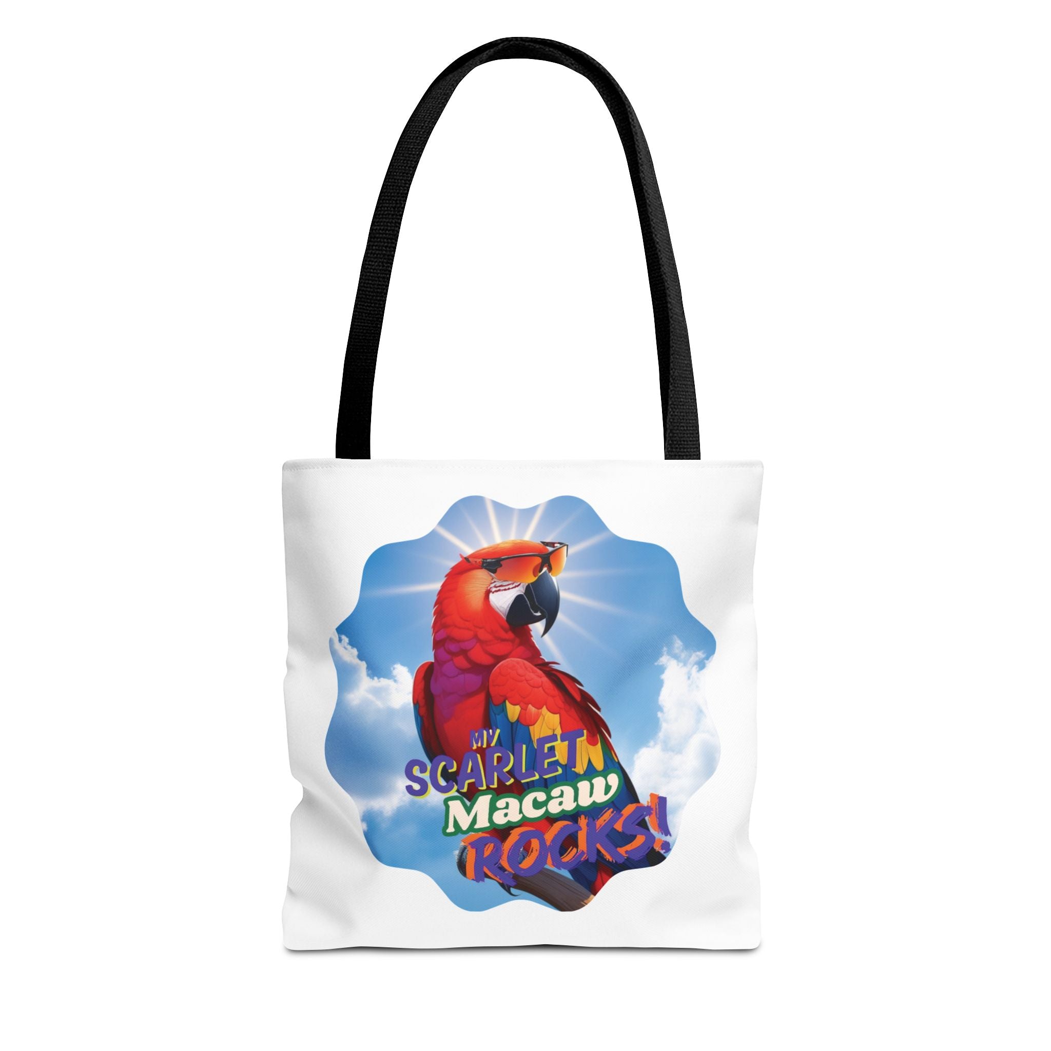 Scarlet Macaw Design Tote Bag