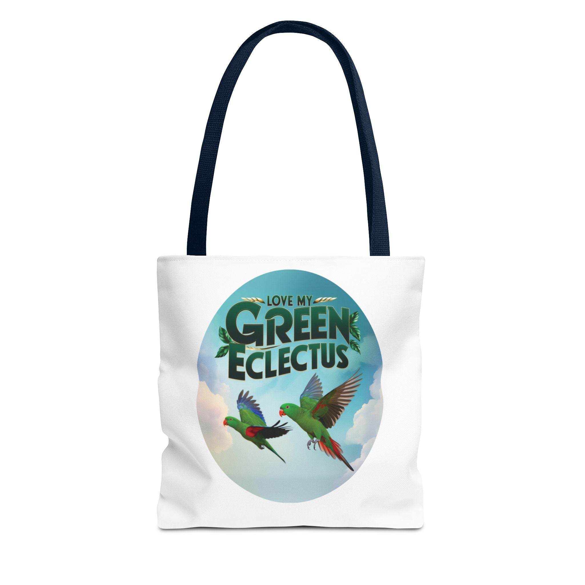 Love My Green Eclectus Tote Bag